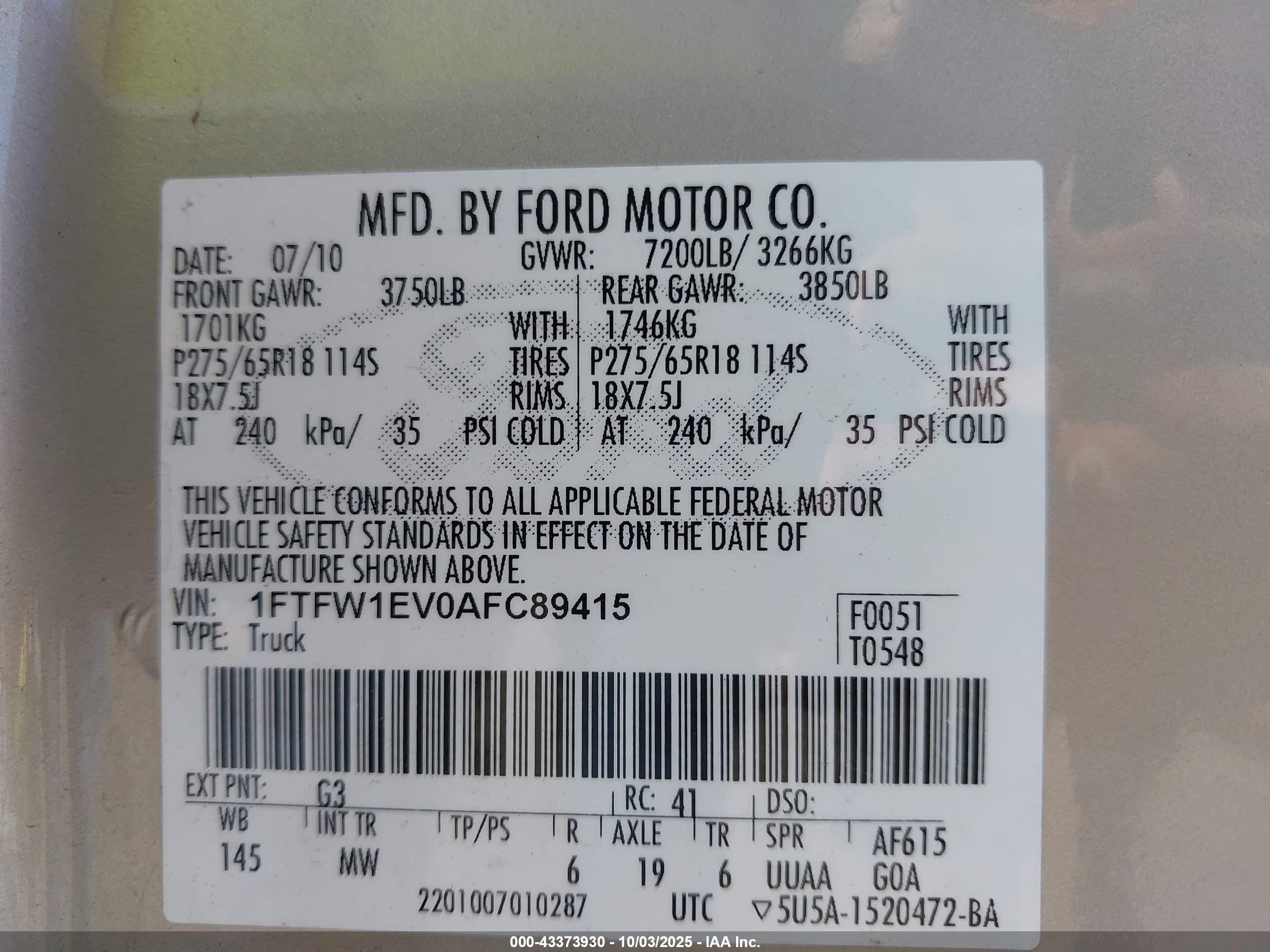 FORD F-150 image 9