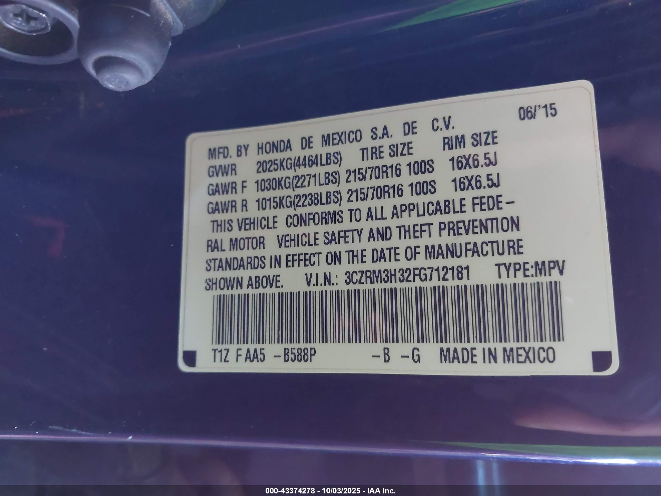 HONDA CR-V image 9