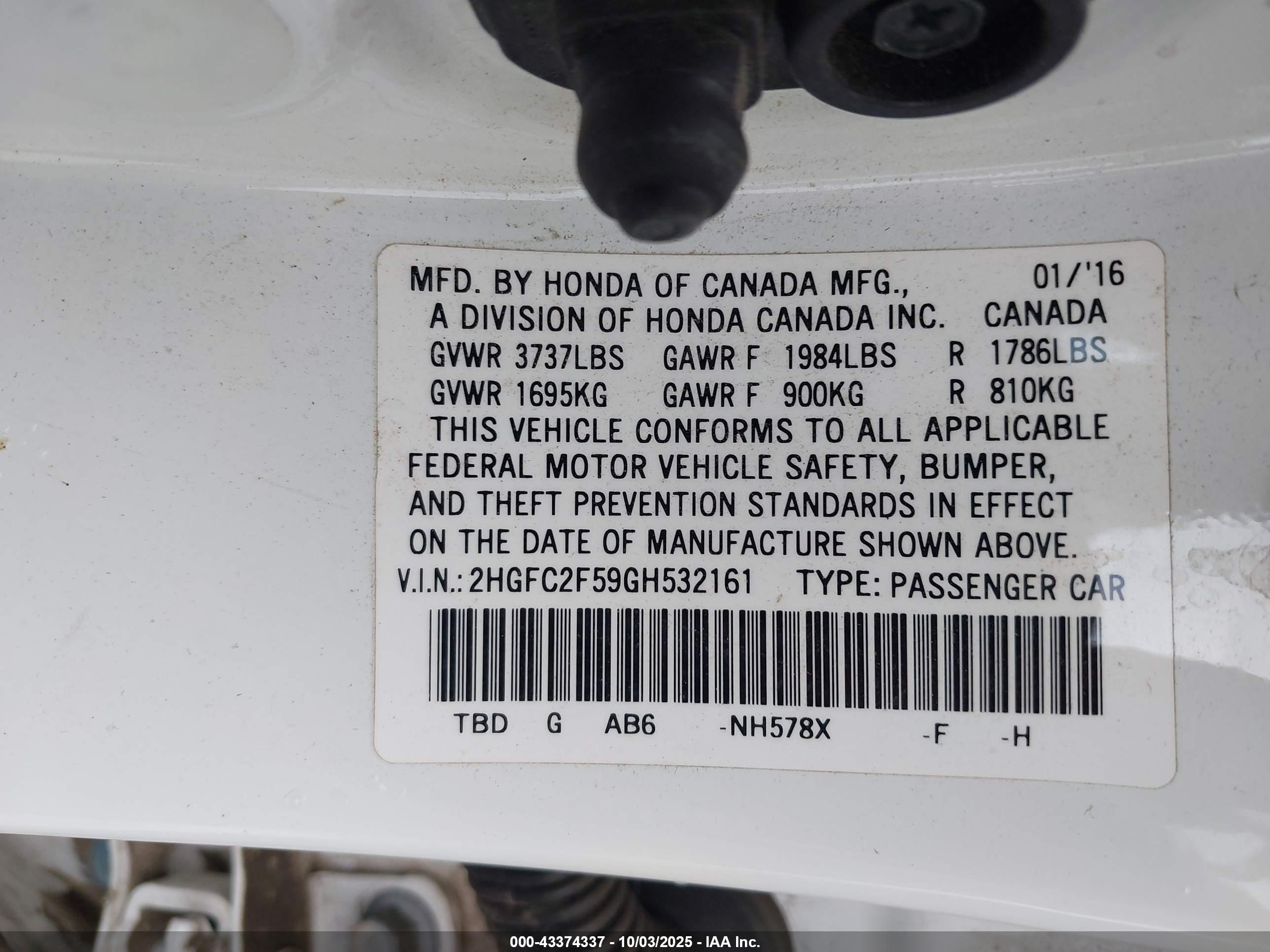 HONDA CIVIC image 9