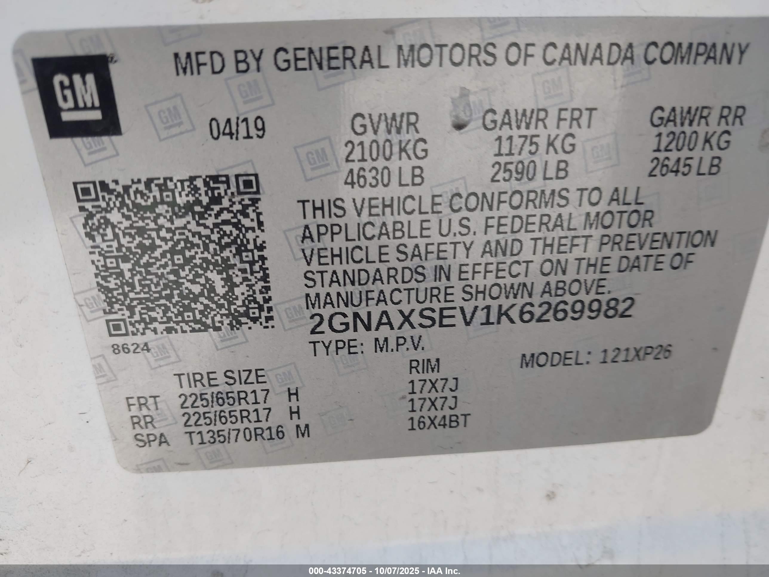 CHEVROLET EQUINOX image 9