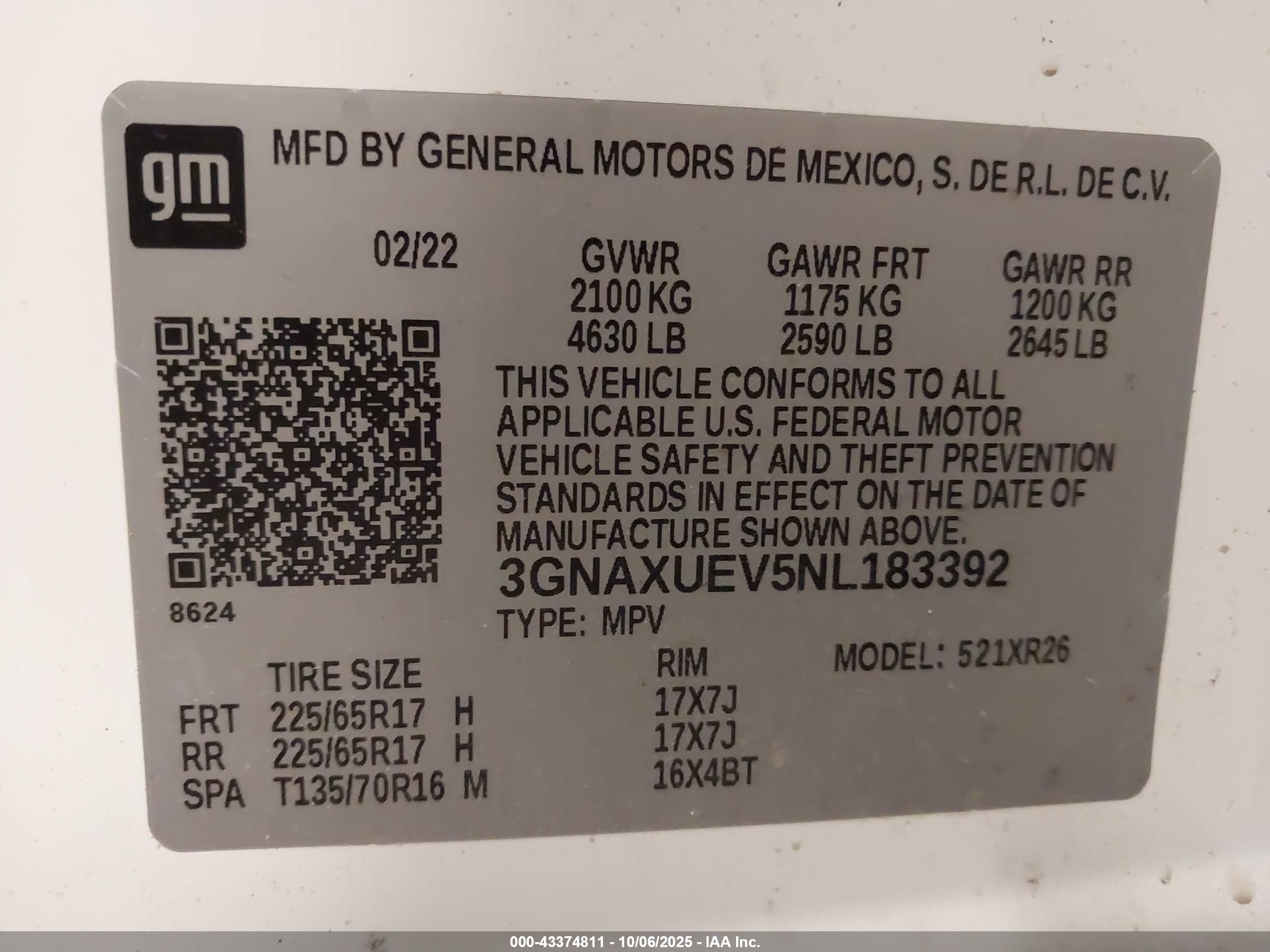 CHEVROLET EQUINOX image 9