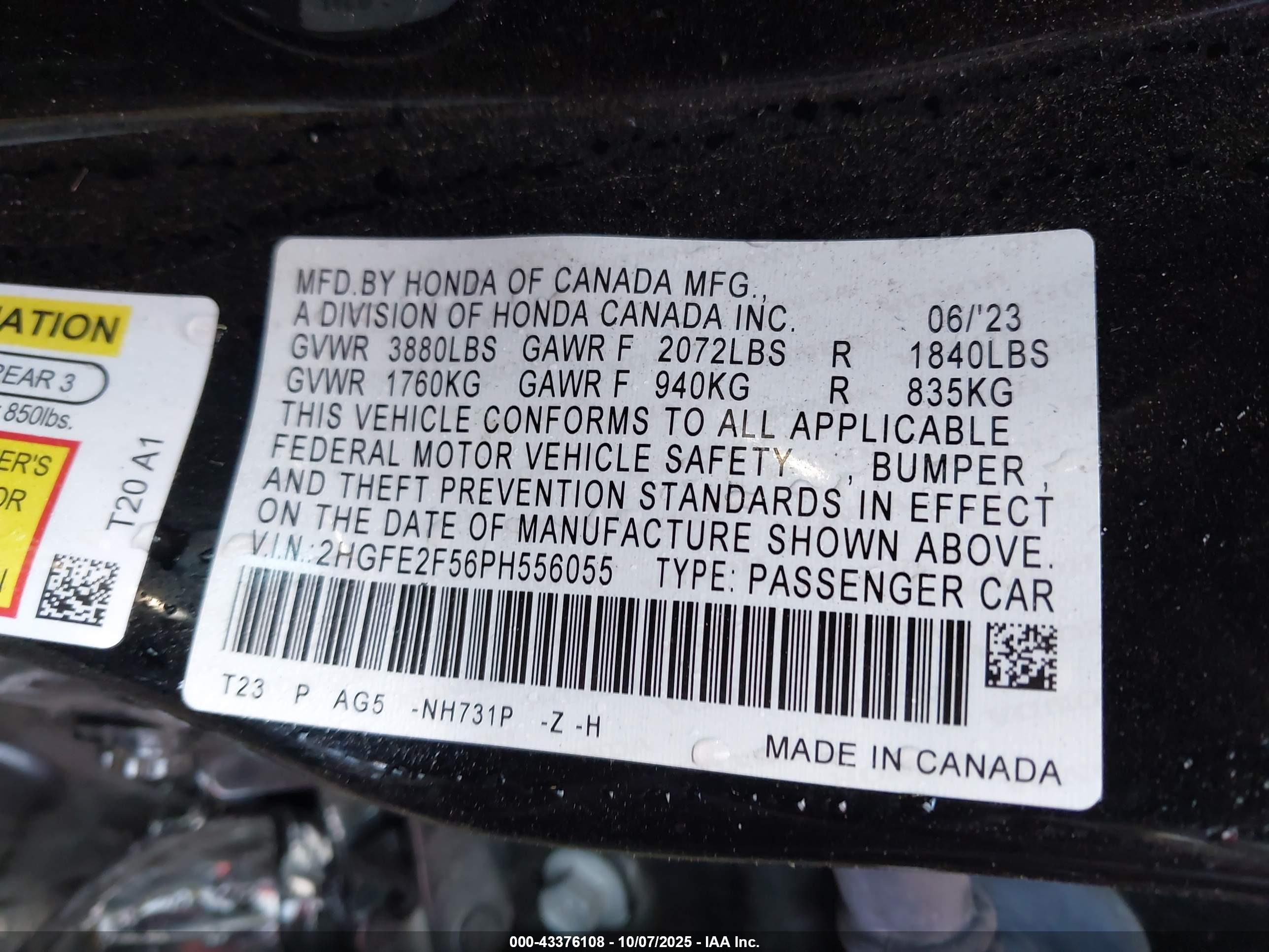 HONDA CIVIC image 9