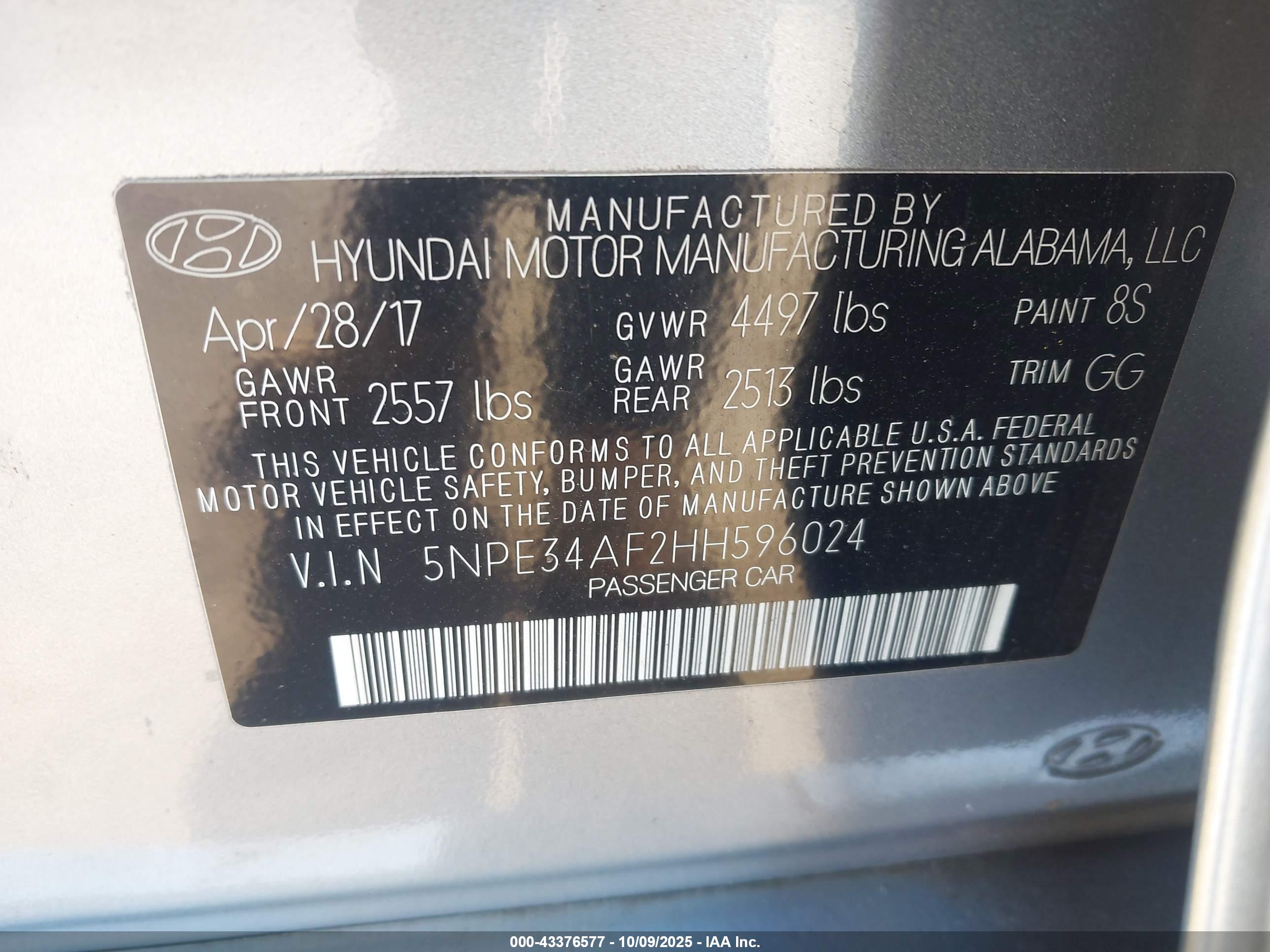 HYUNDAI SONATA image 9
