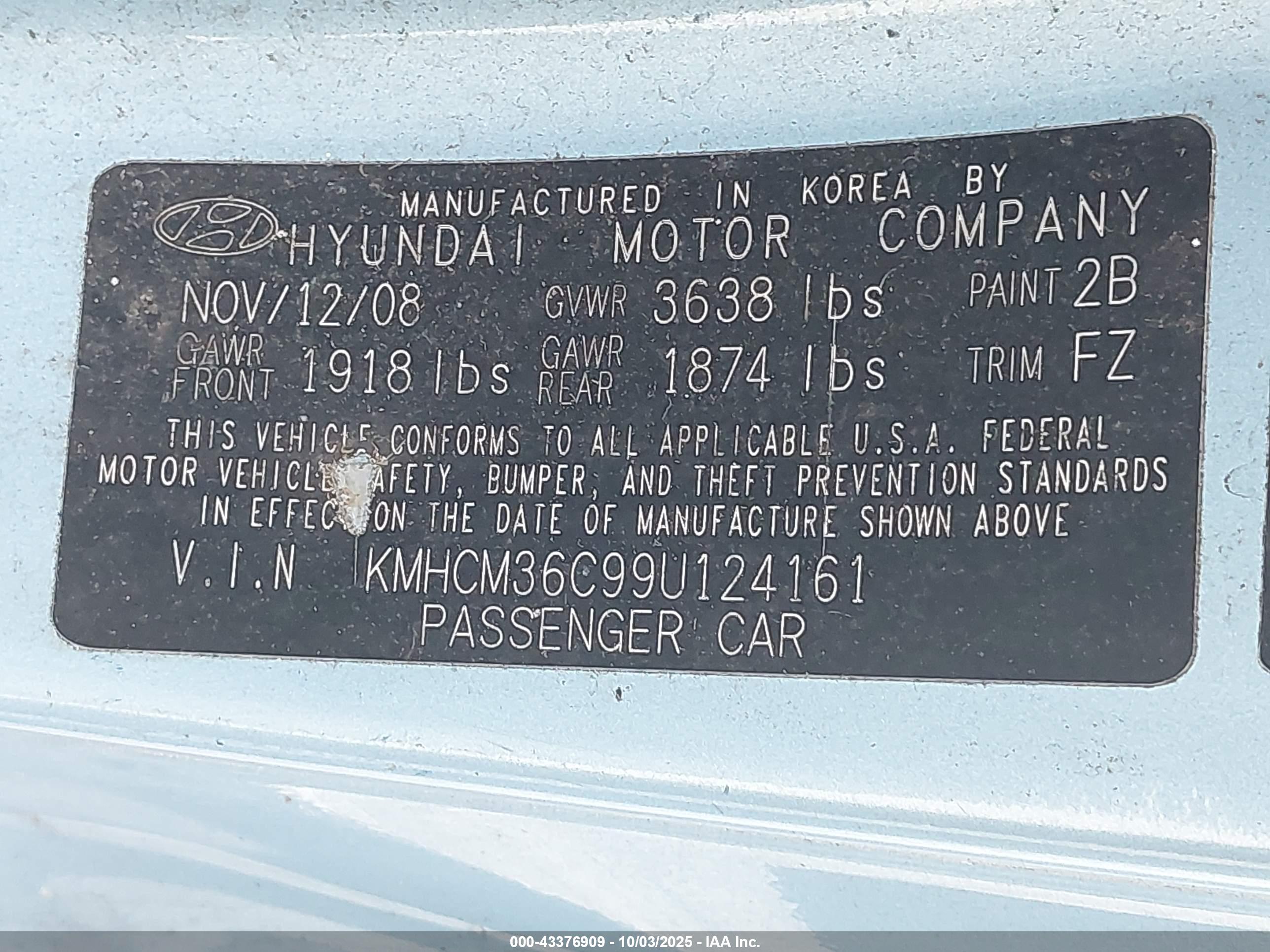 HYUNDAI ACCENT image 9
