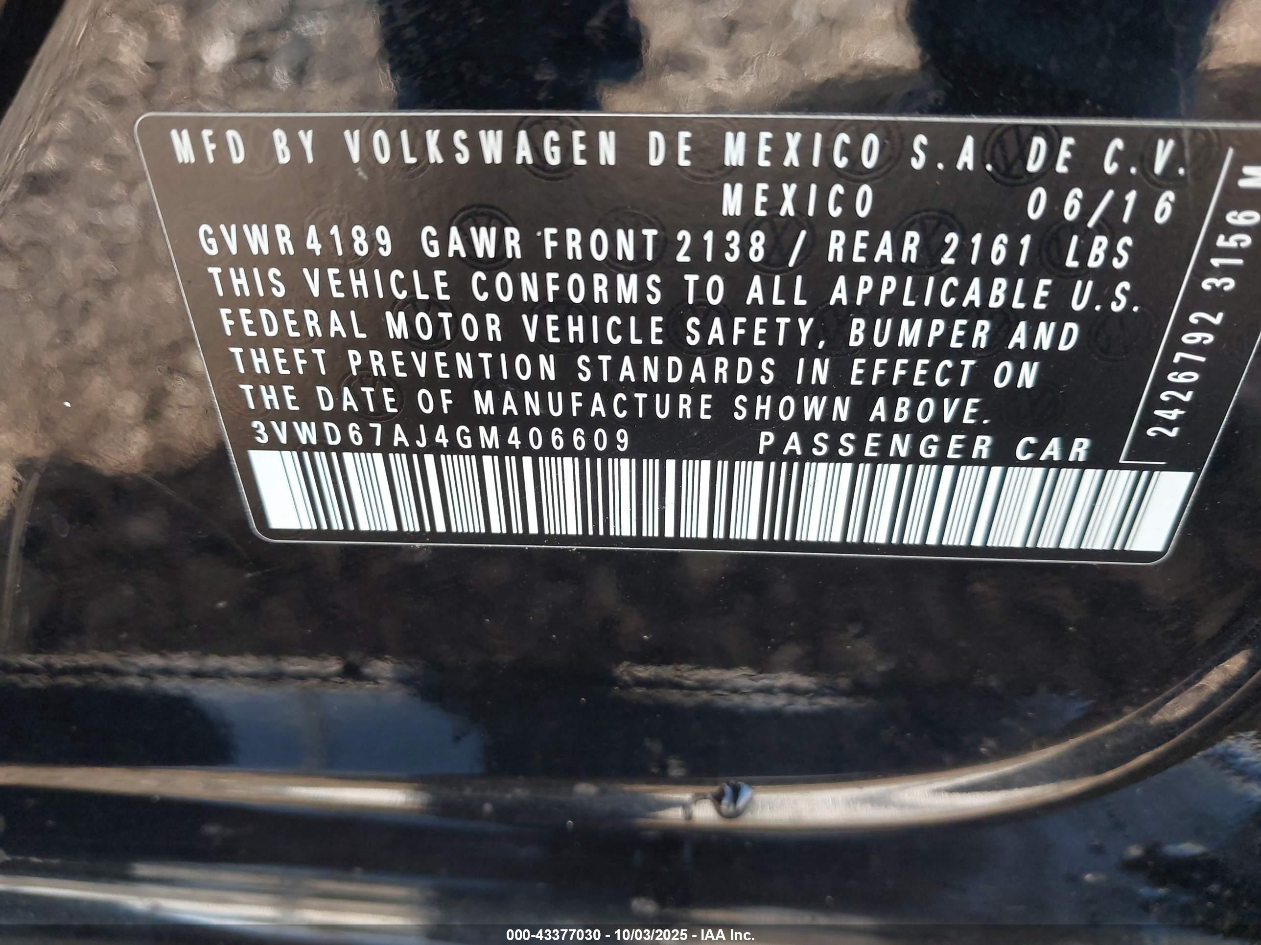 VOLKSWAGEN JETTA image 9