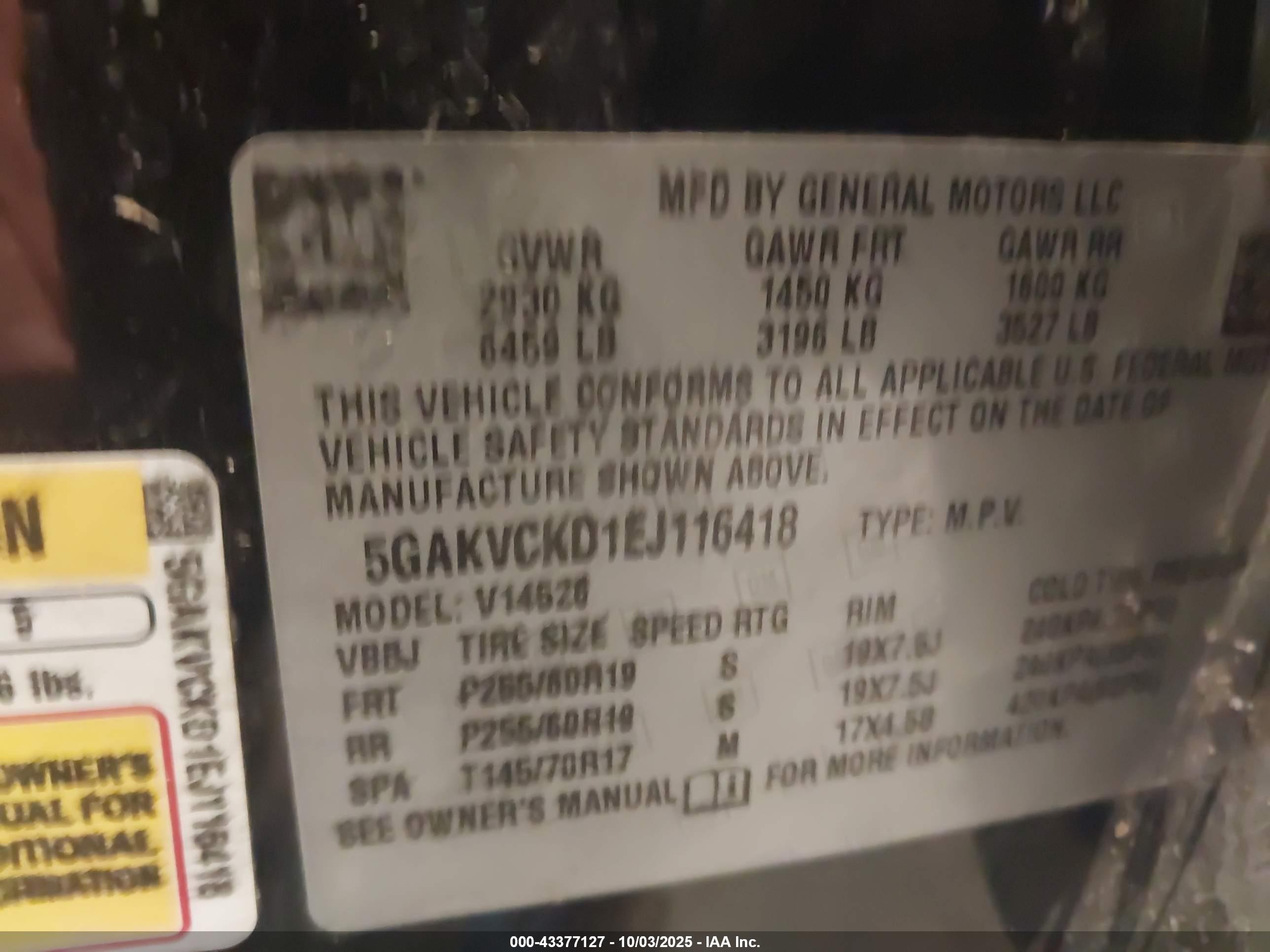 BUICK ENCLAVE image 9