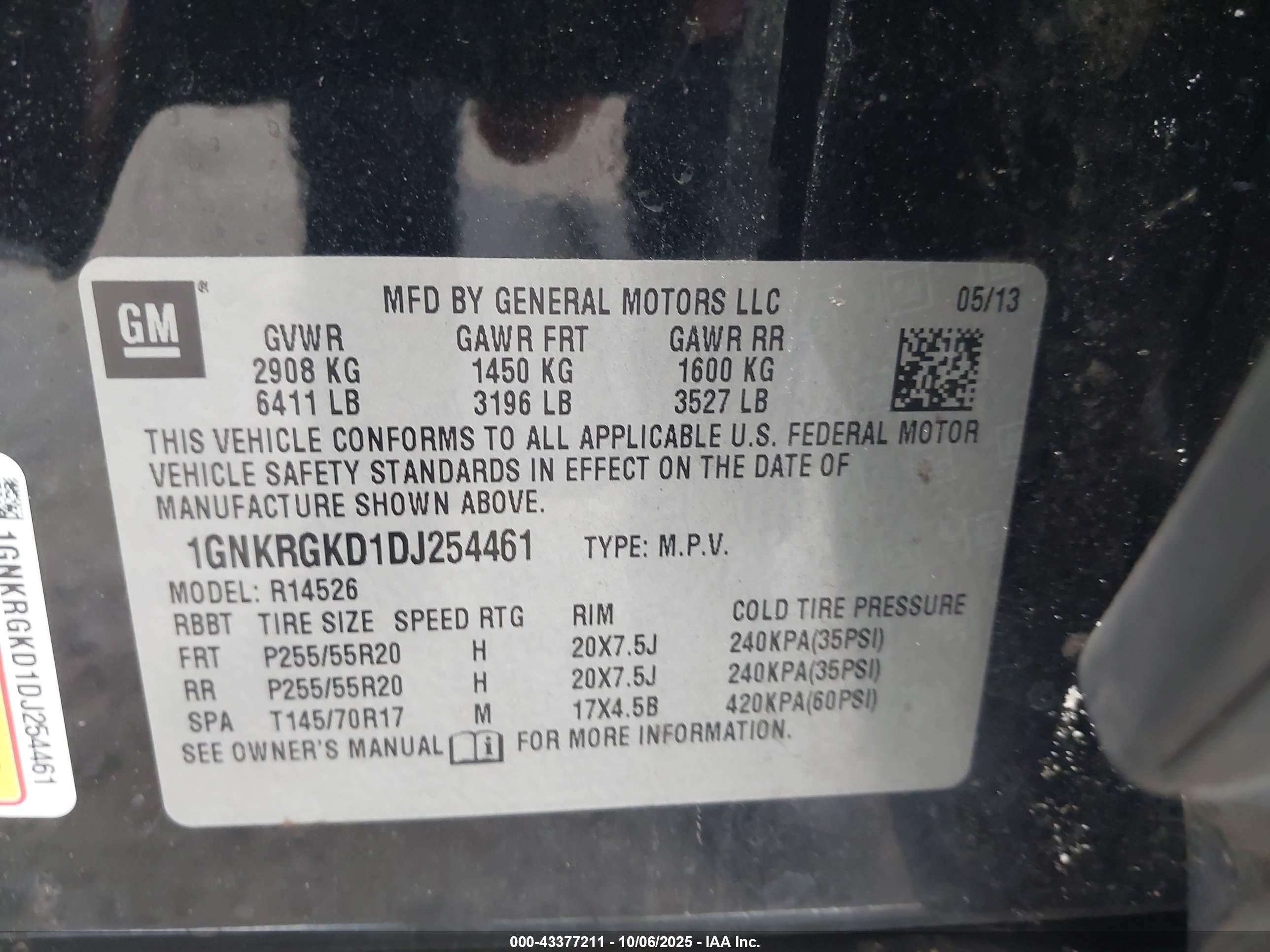 CHEVROLET TRAVERSE image 9