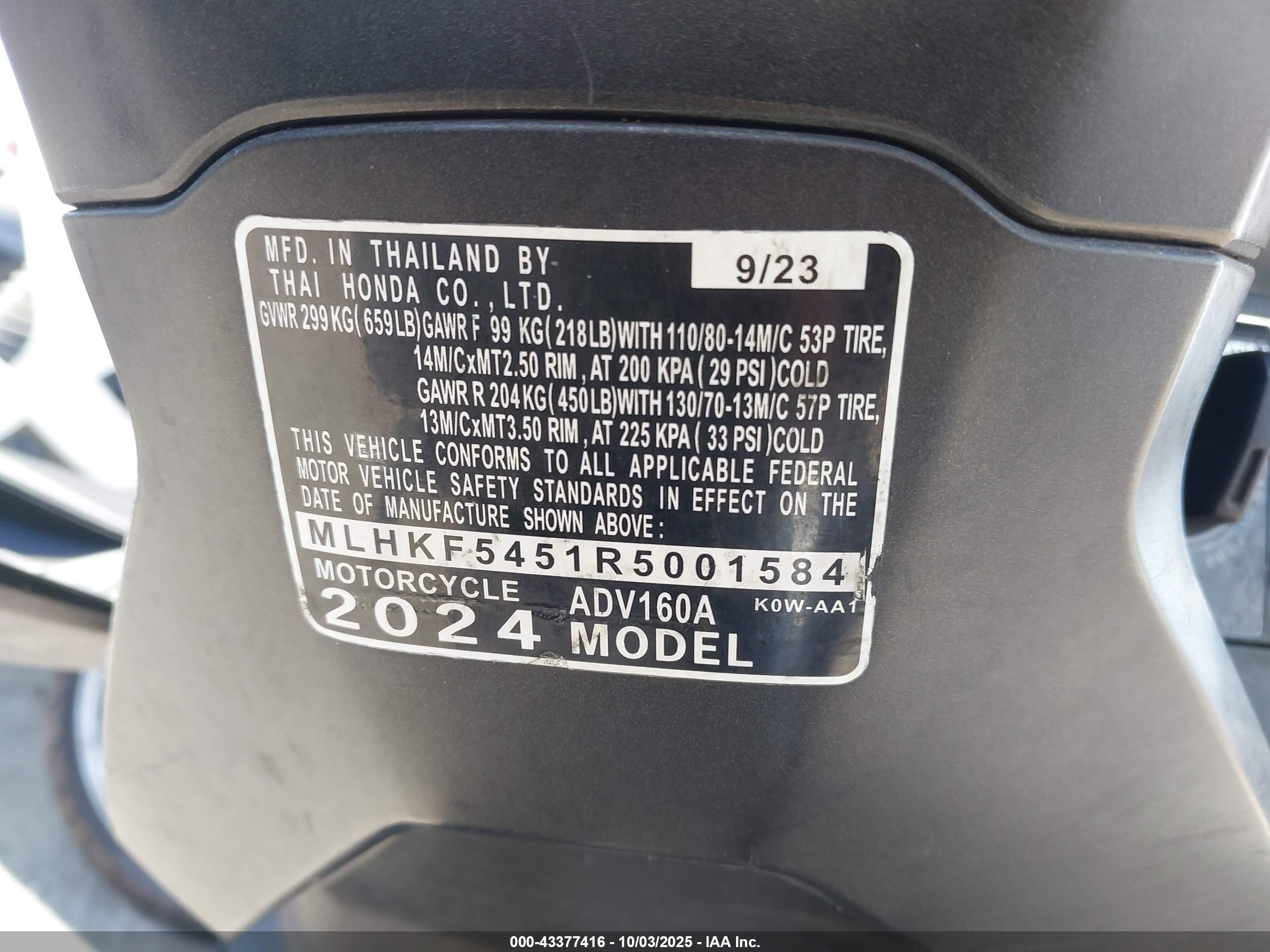 HONDA ADV160 image 10