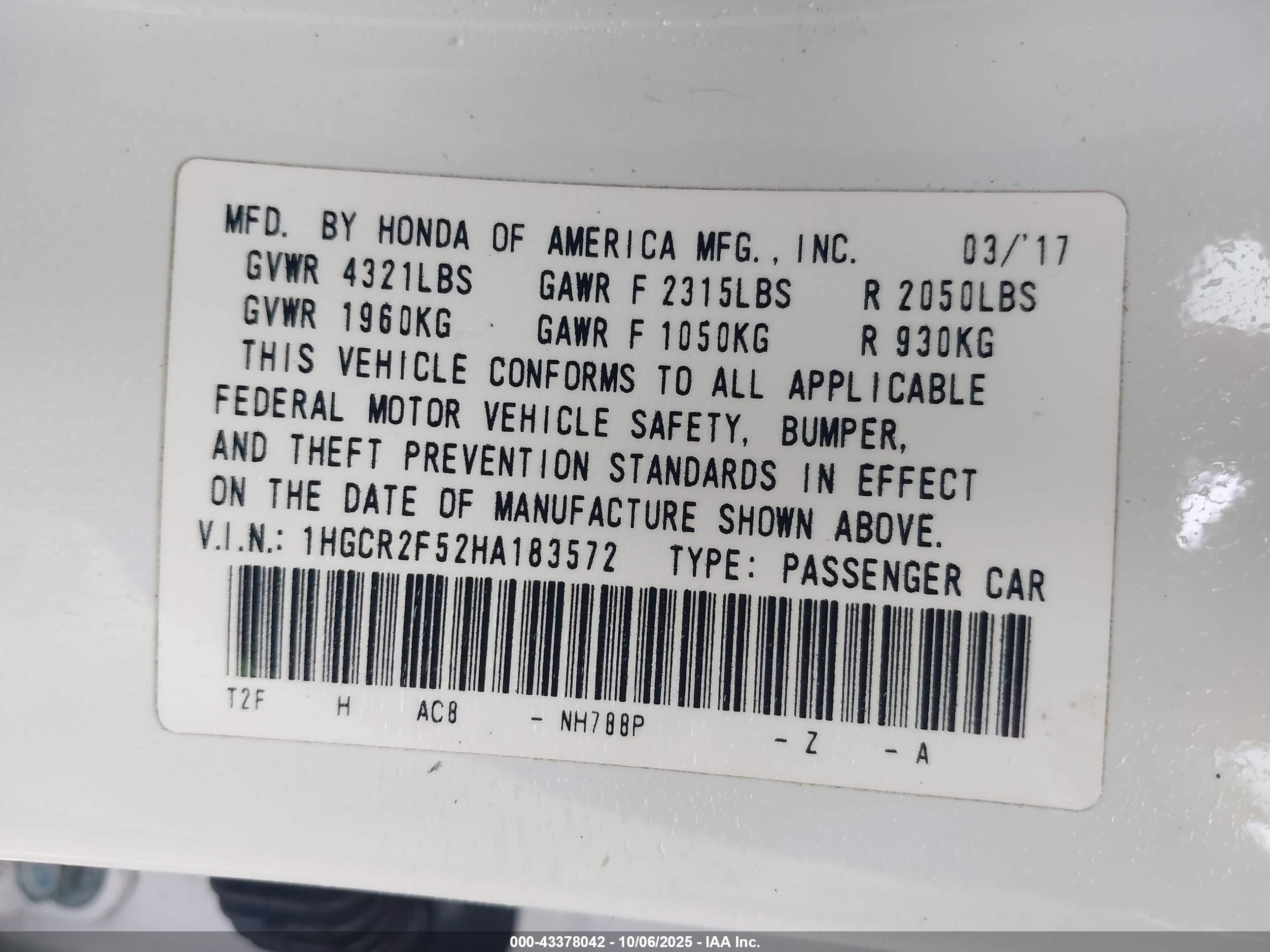 HONDA ACCORD image 9