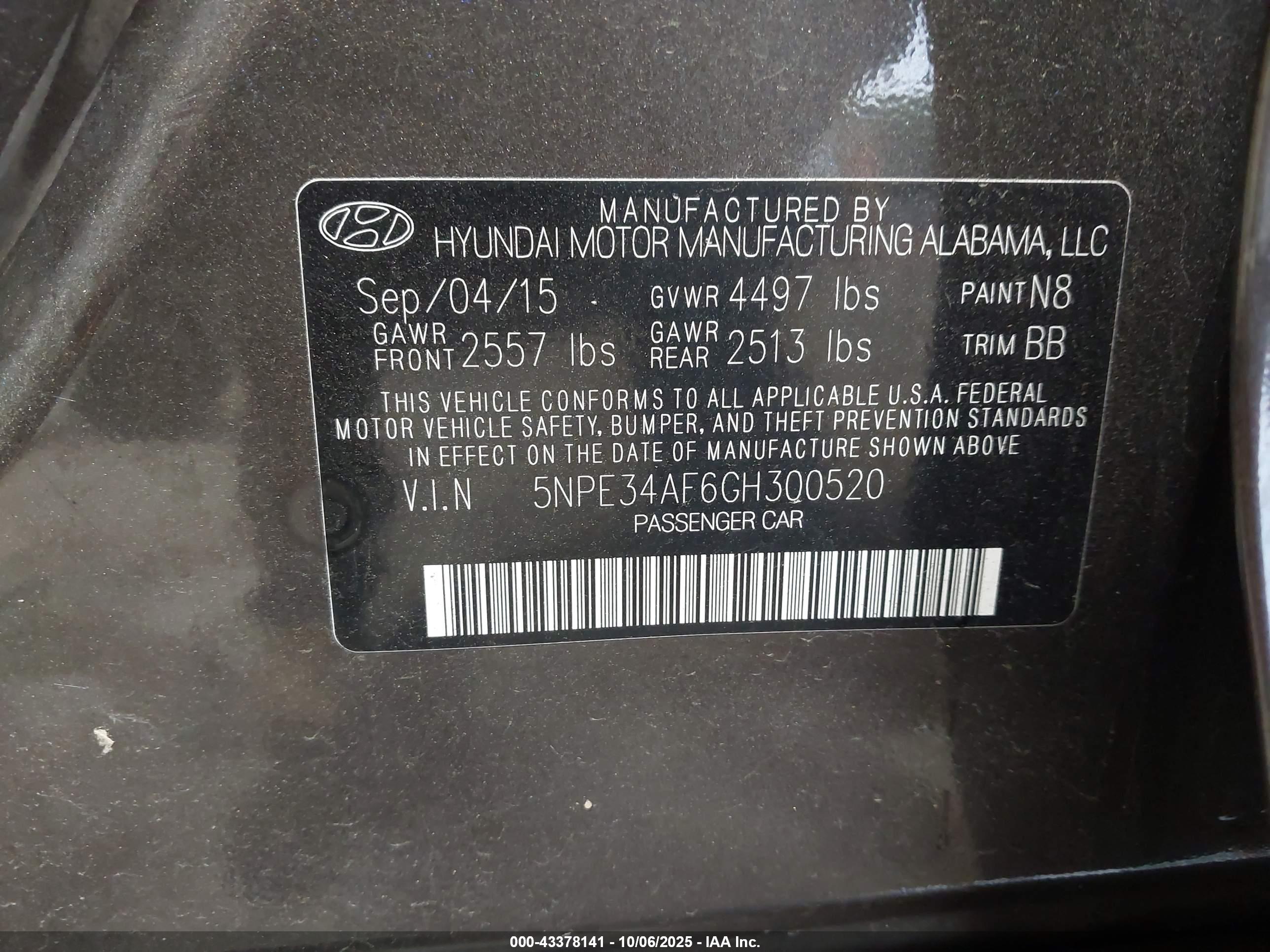 HYUNDAI SONATA image 9