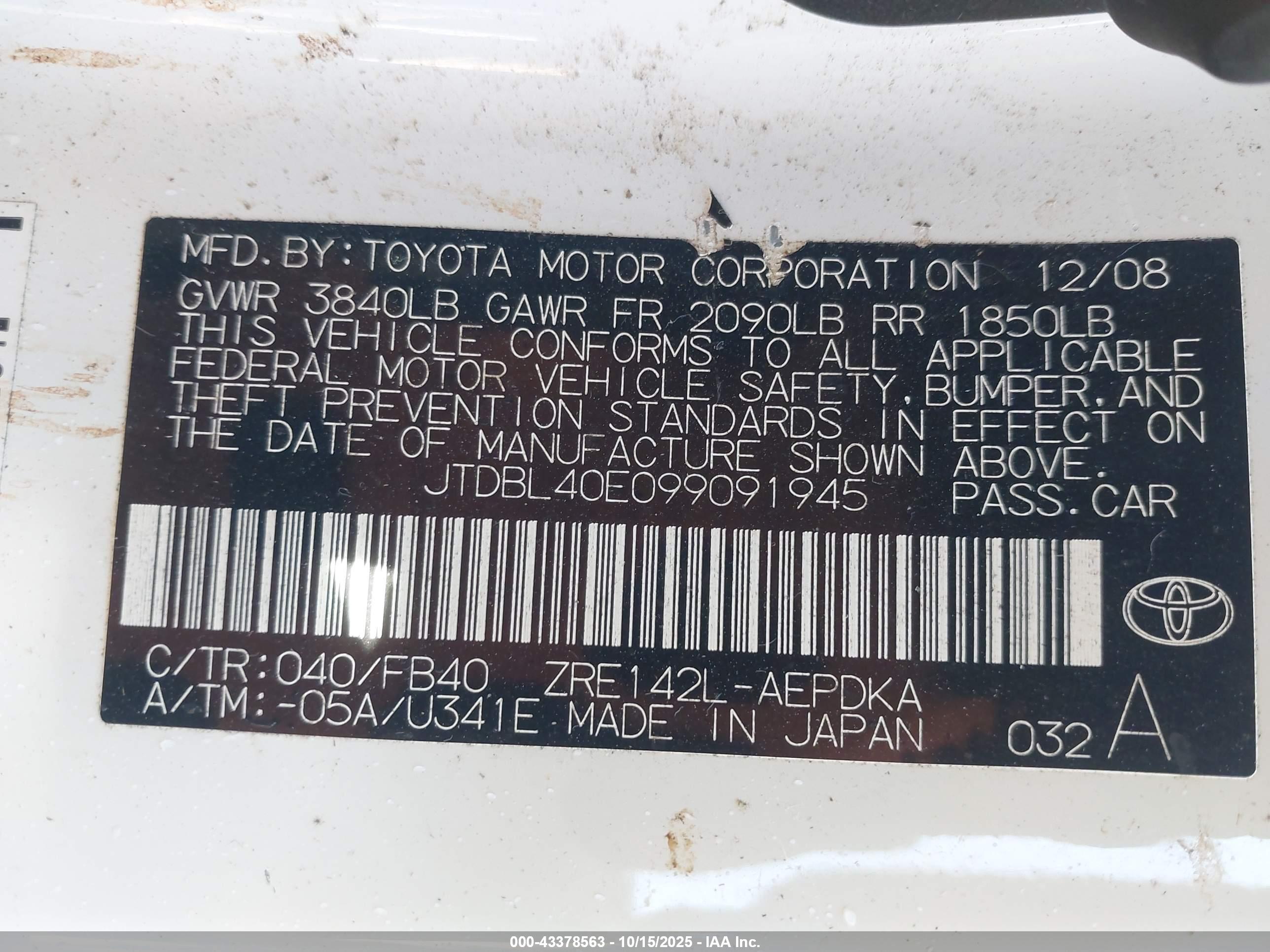 TOYOTA COROLLA image 9