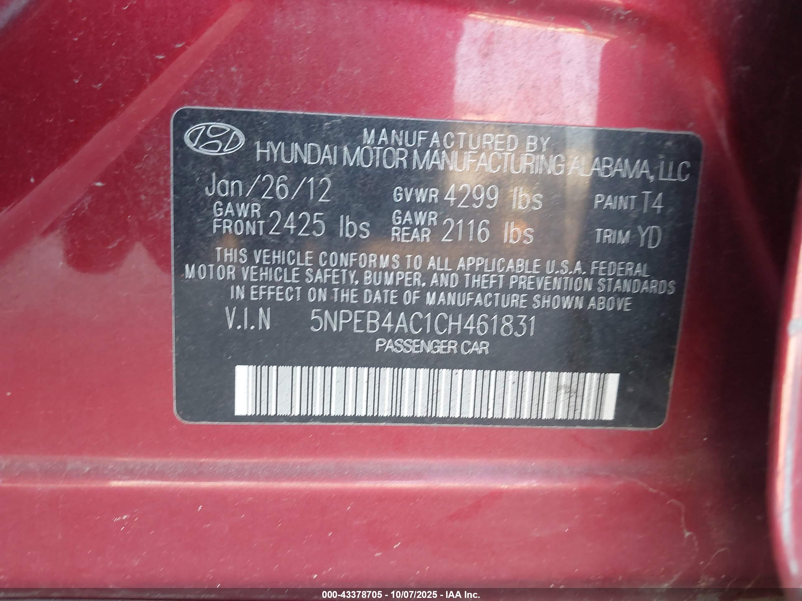 HYUNDAI SONATA image 9
