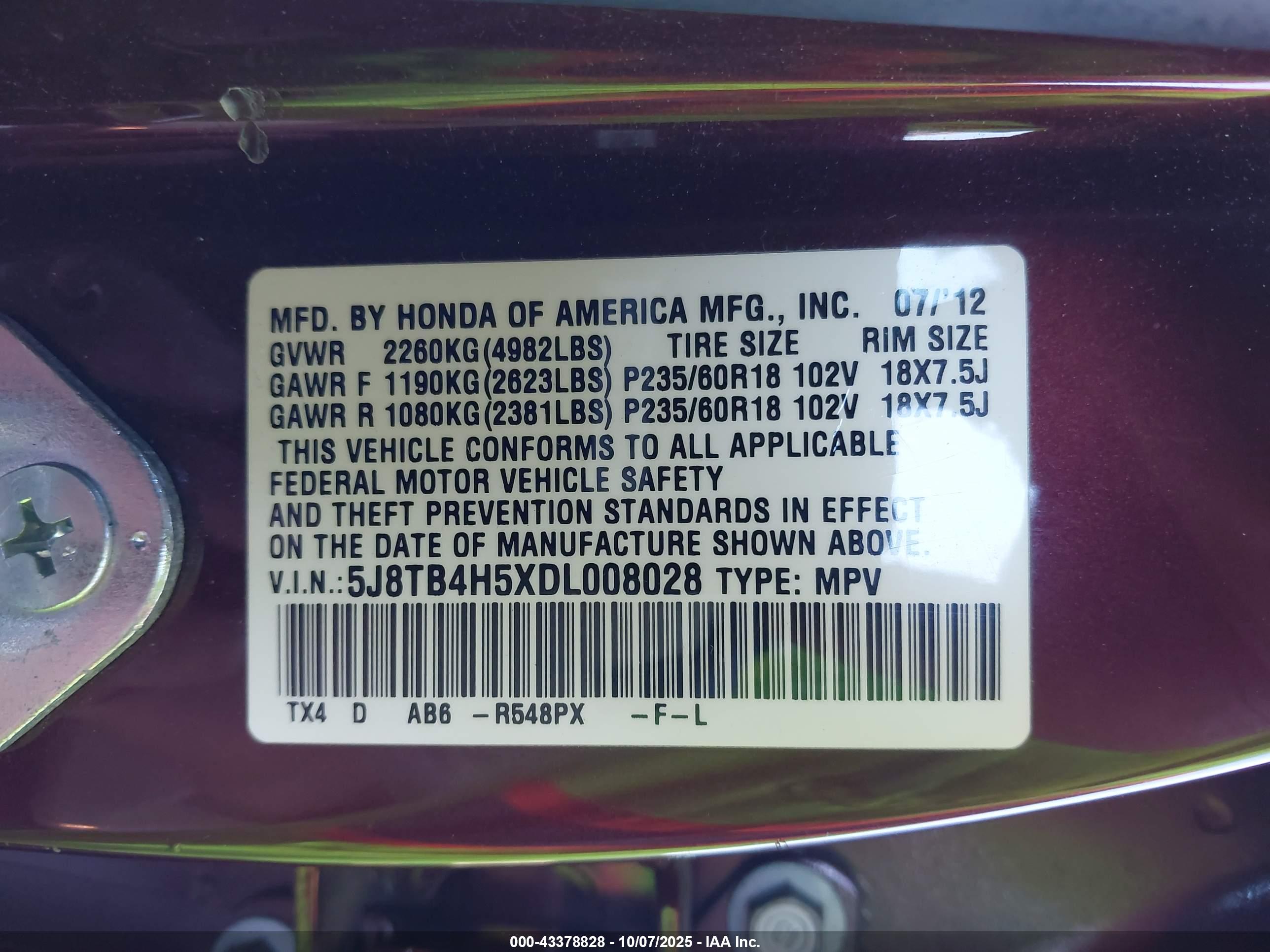 ACURA RDX image 9