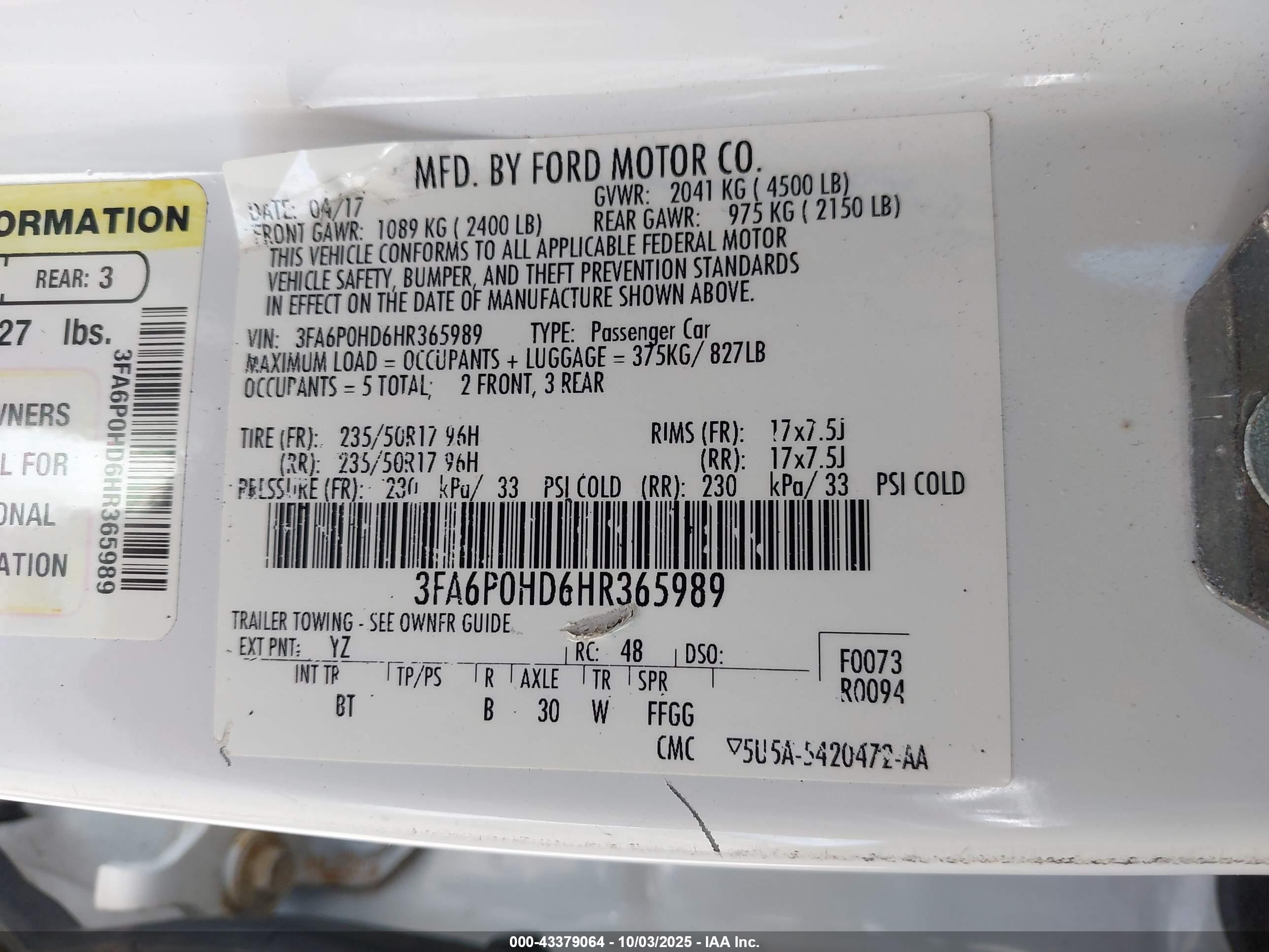 FORD FUSION image 9