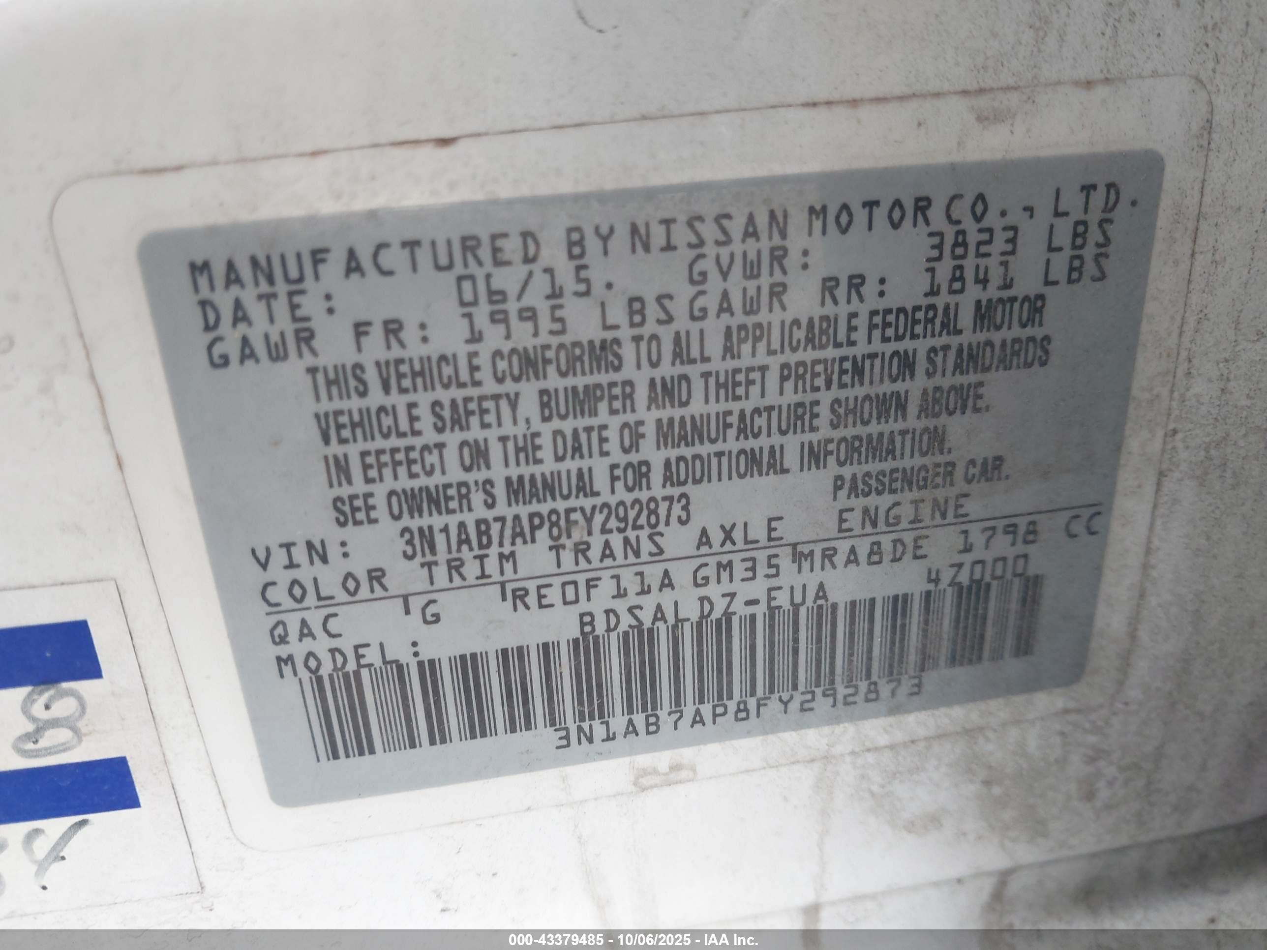 NISSAN SENTRA image 9