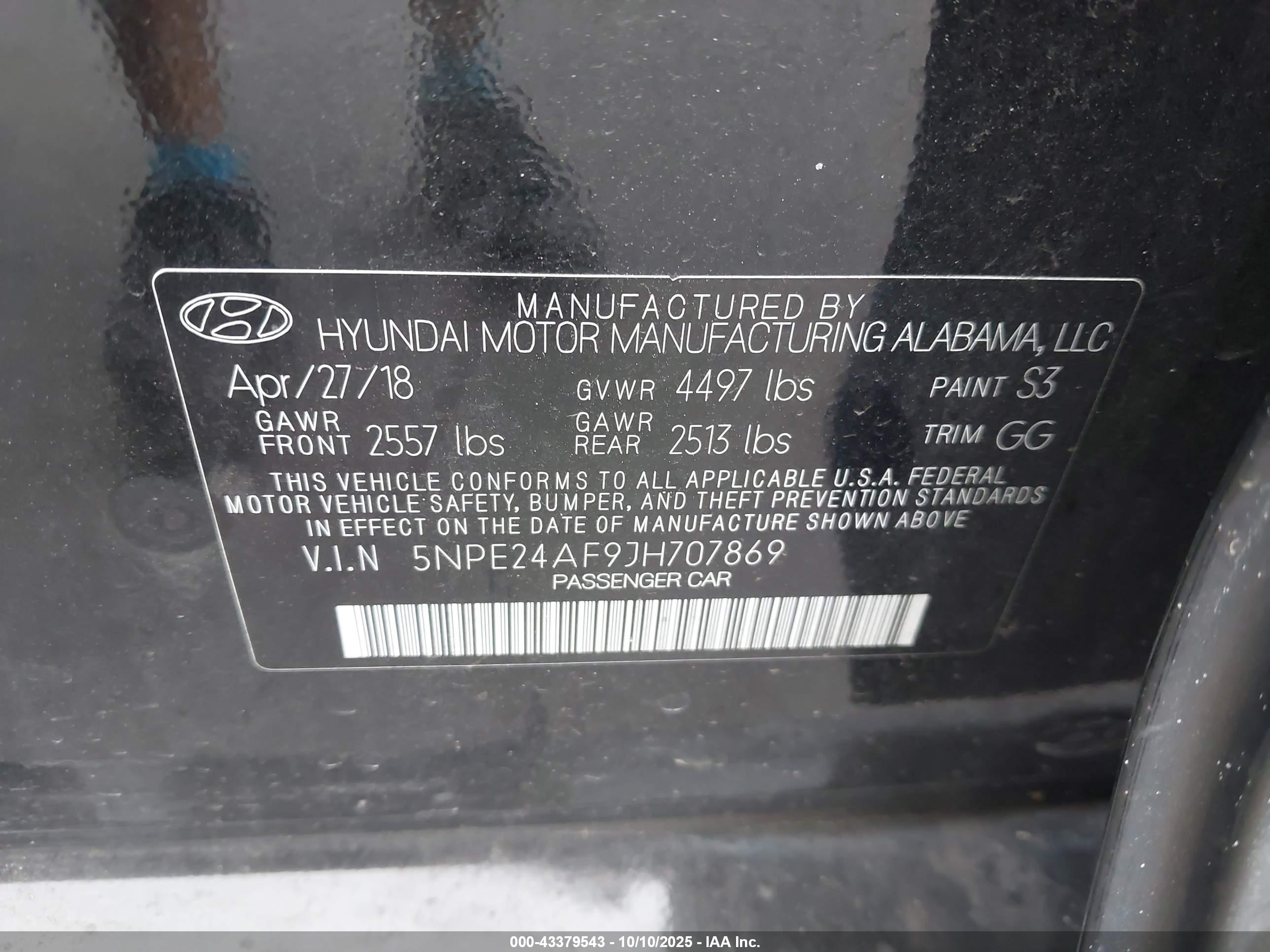 HYUNDAI SONATA image 9