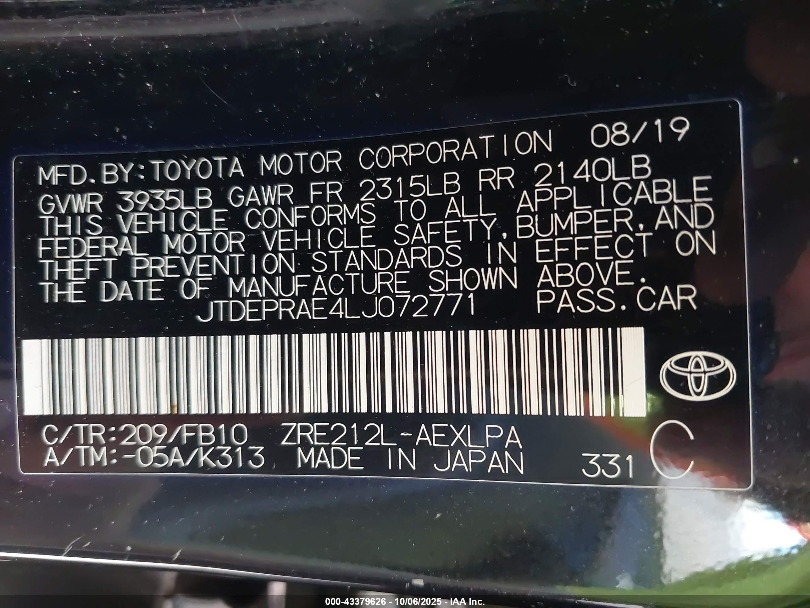 TOYOTA COROLLA image 9