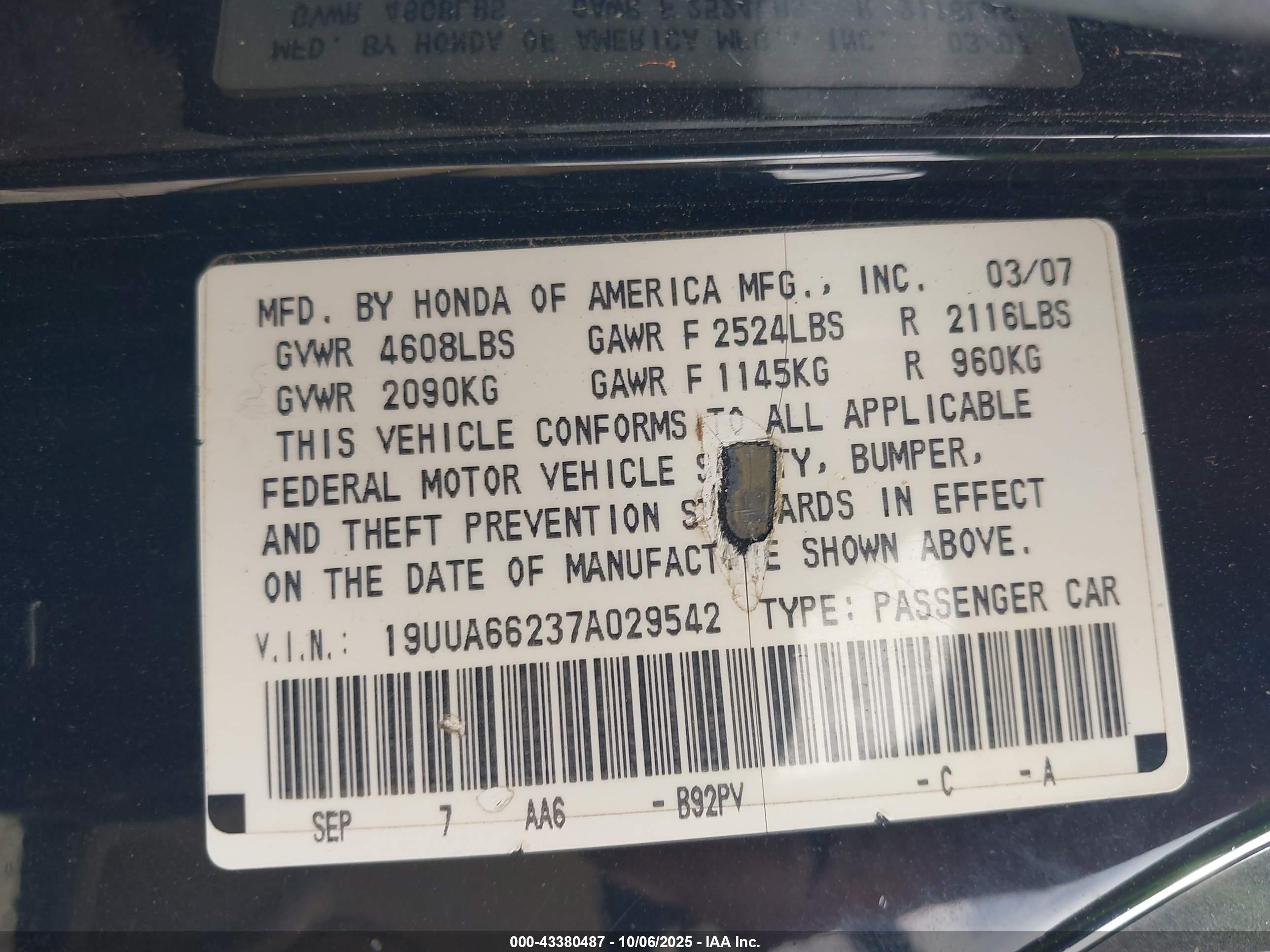 ACURA TL image 9