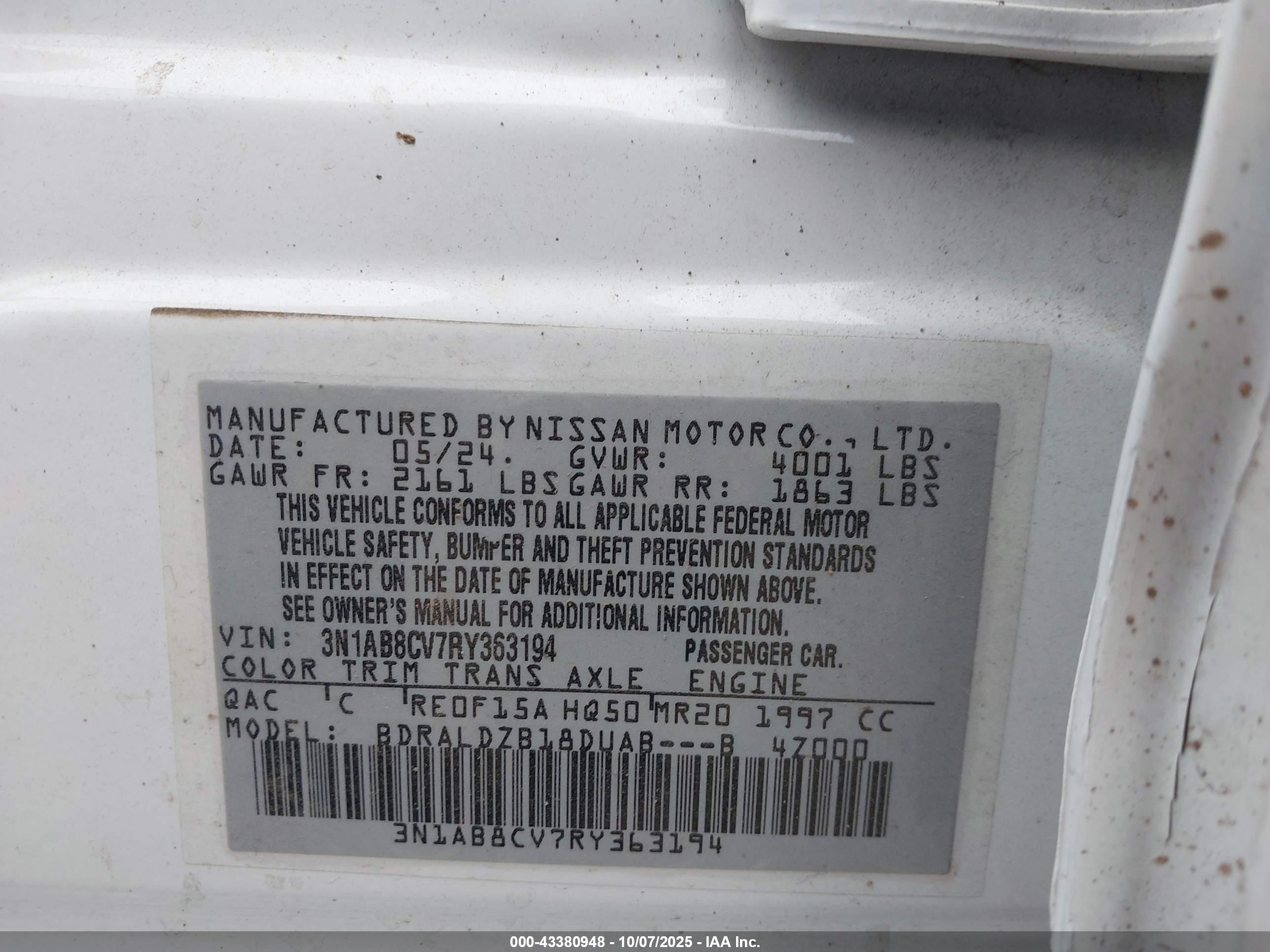 NISSAN SENTRA image 9