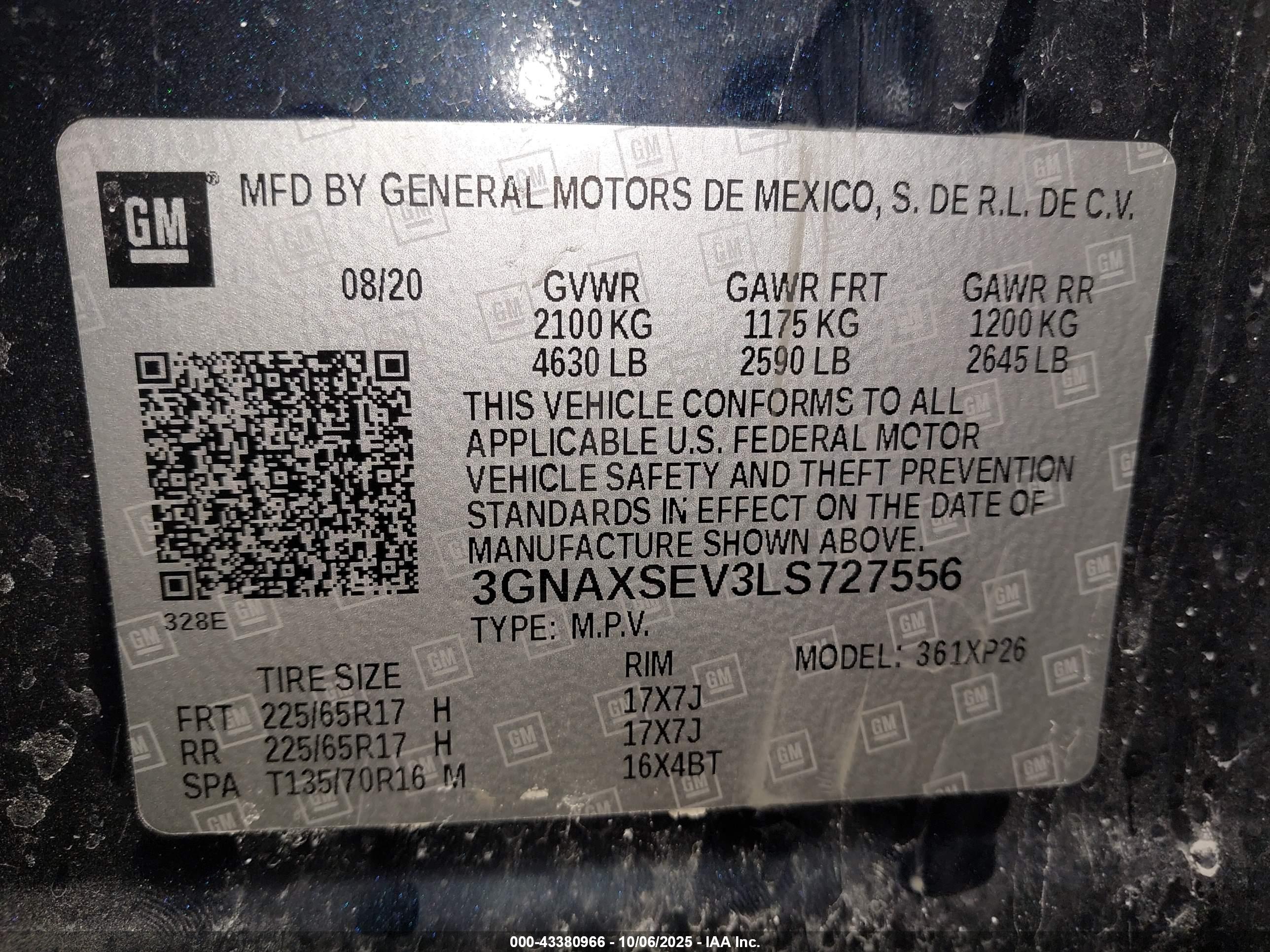 CHEVROLET EQUINOX image 9