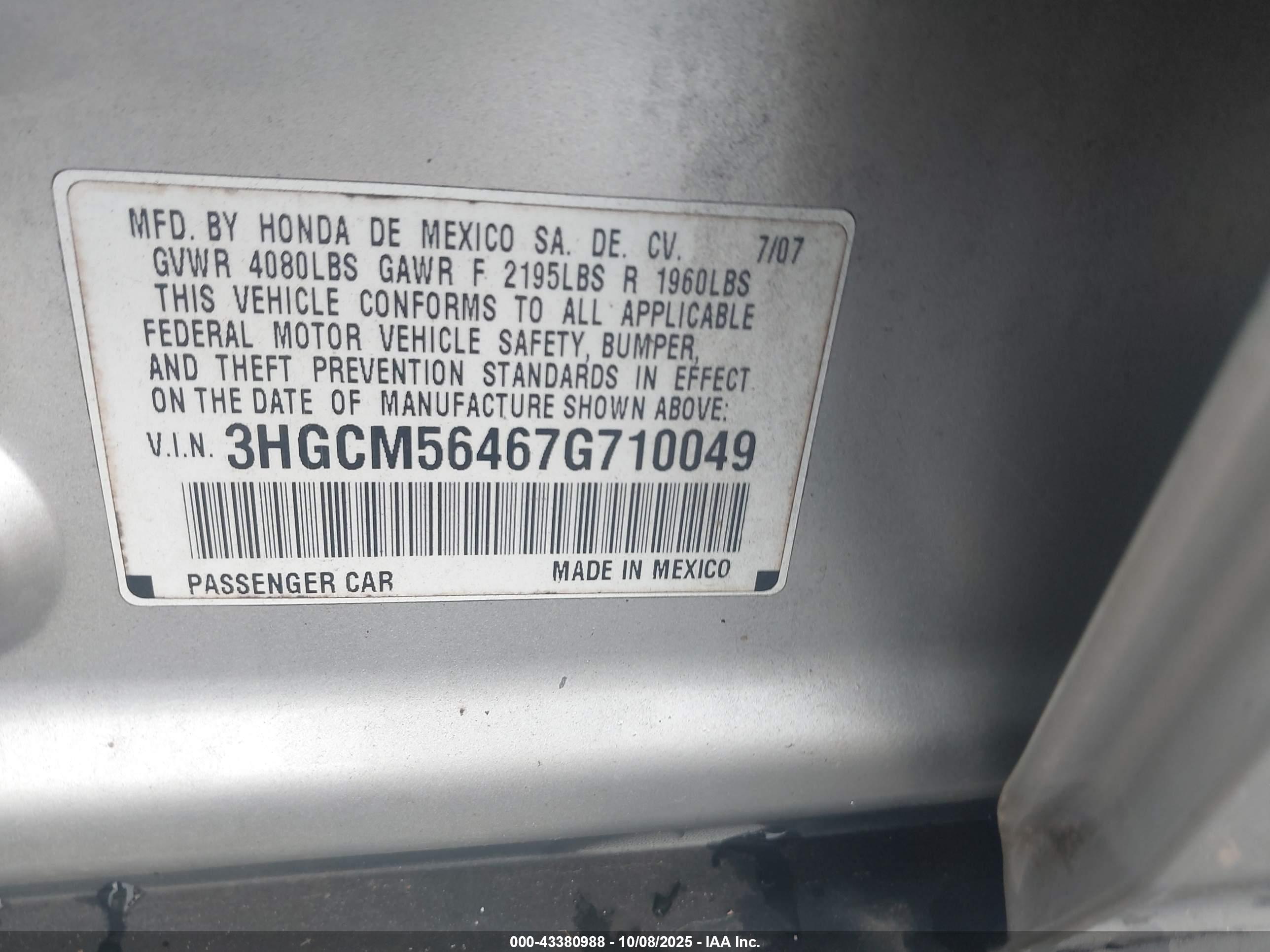 HONDA ACCORD image 9