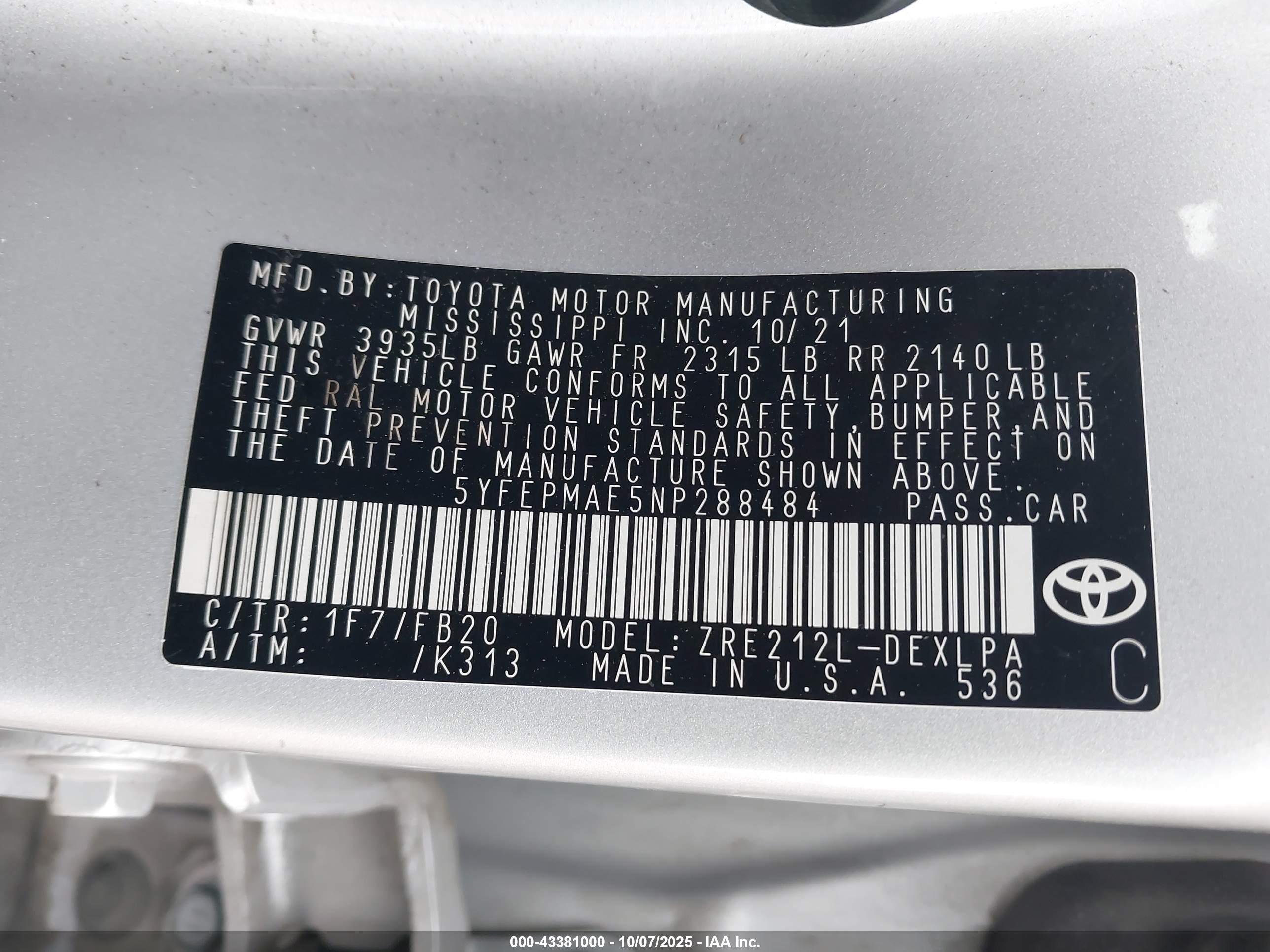 TOYOTA COROLLA image 9