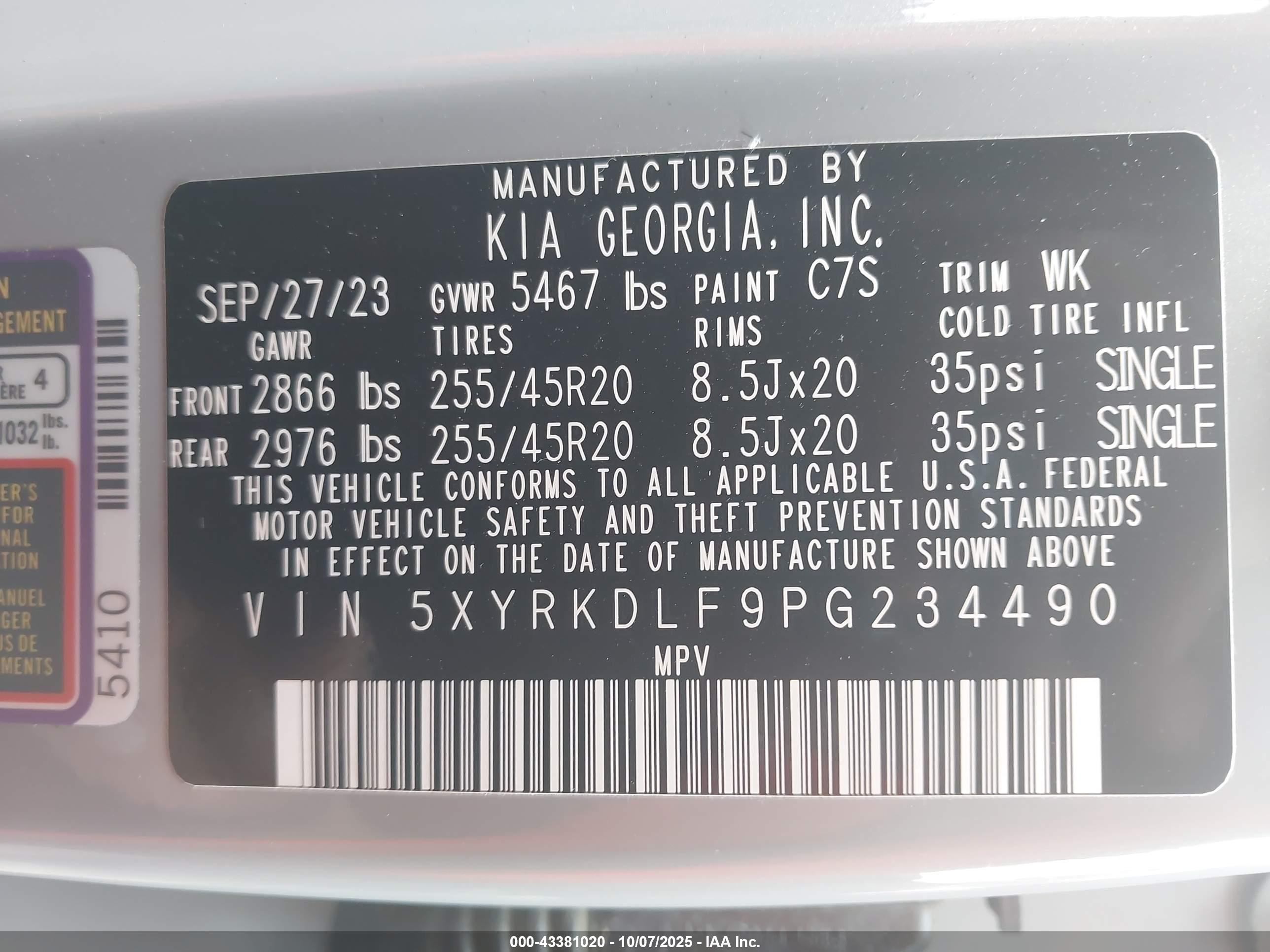 KIA SORENTO image 9
