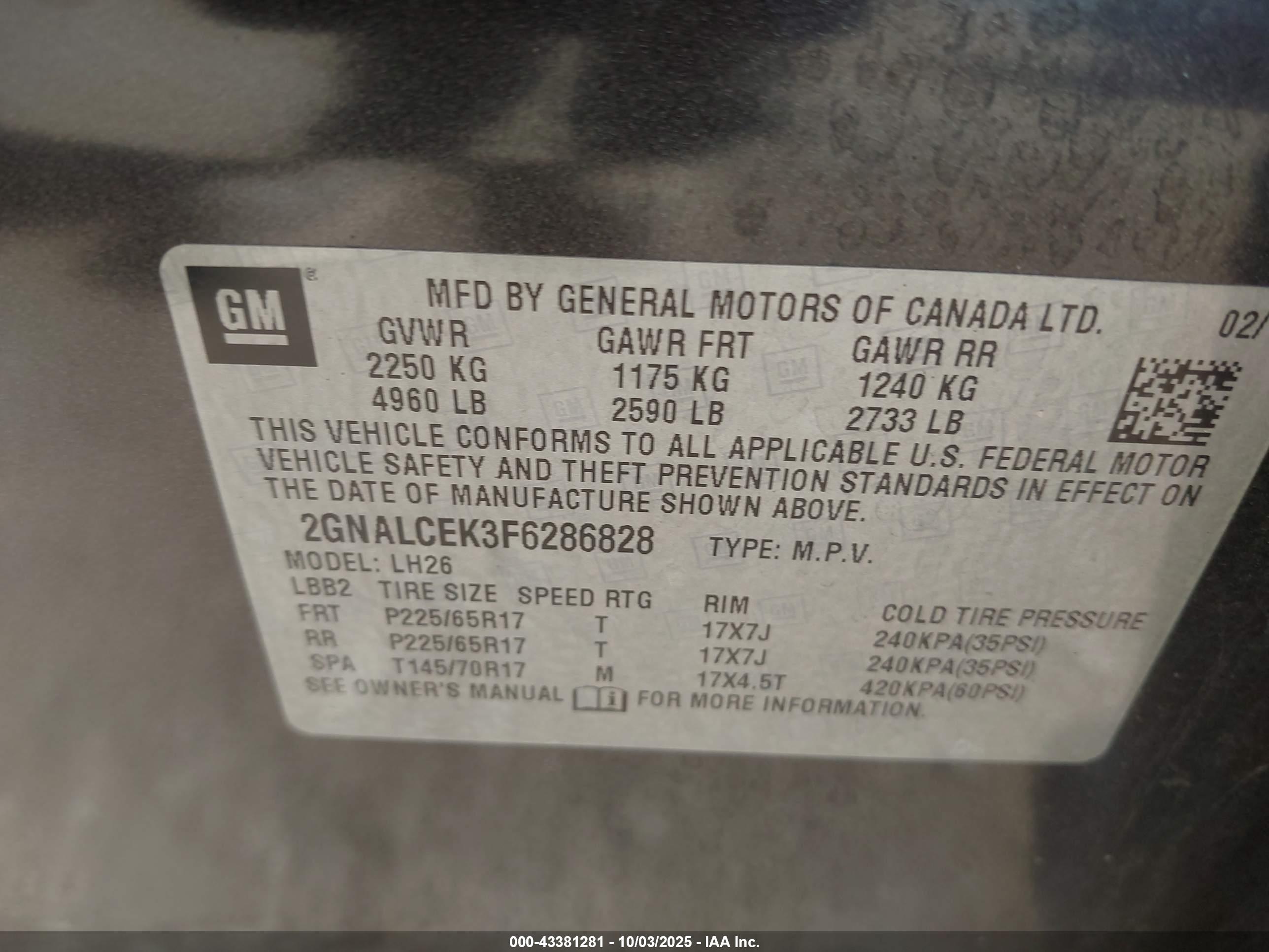 CHEVROLET EQUINOX image 9