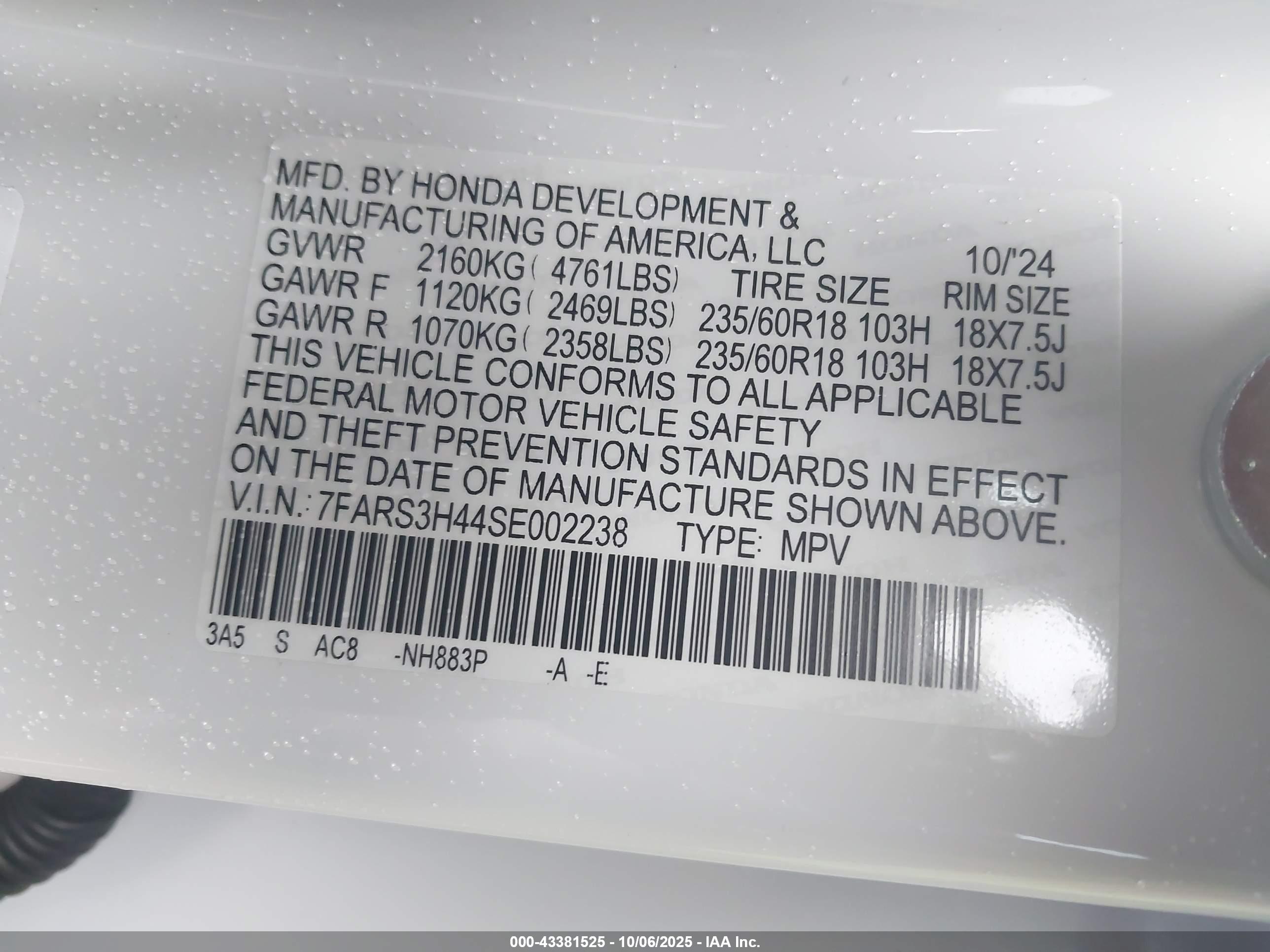 HONDA CR-V image 9