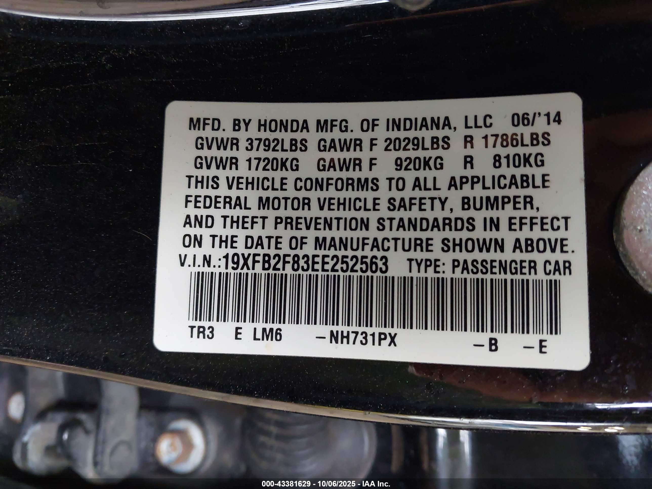 HONDA CIVIC image 9