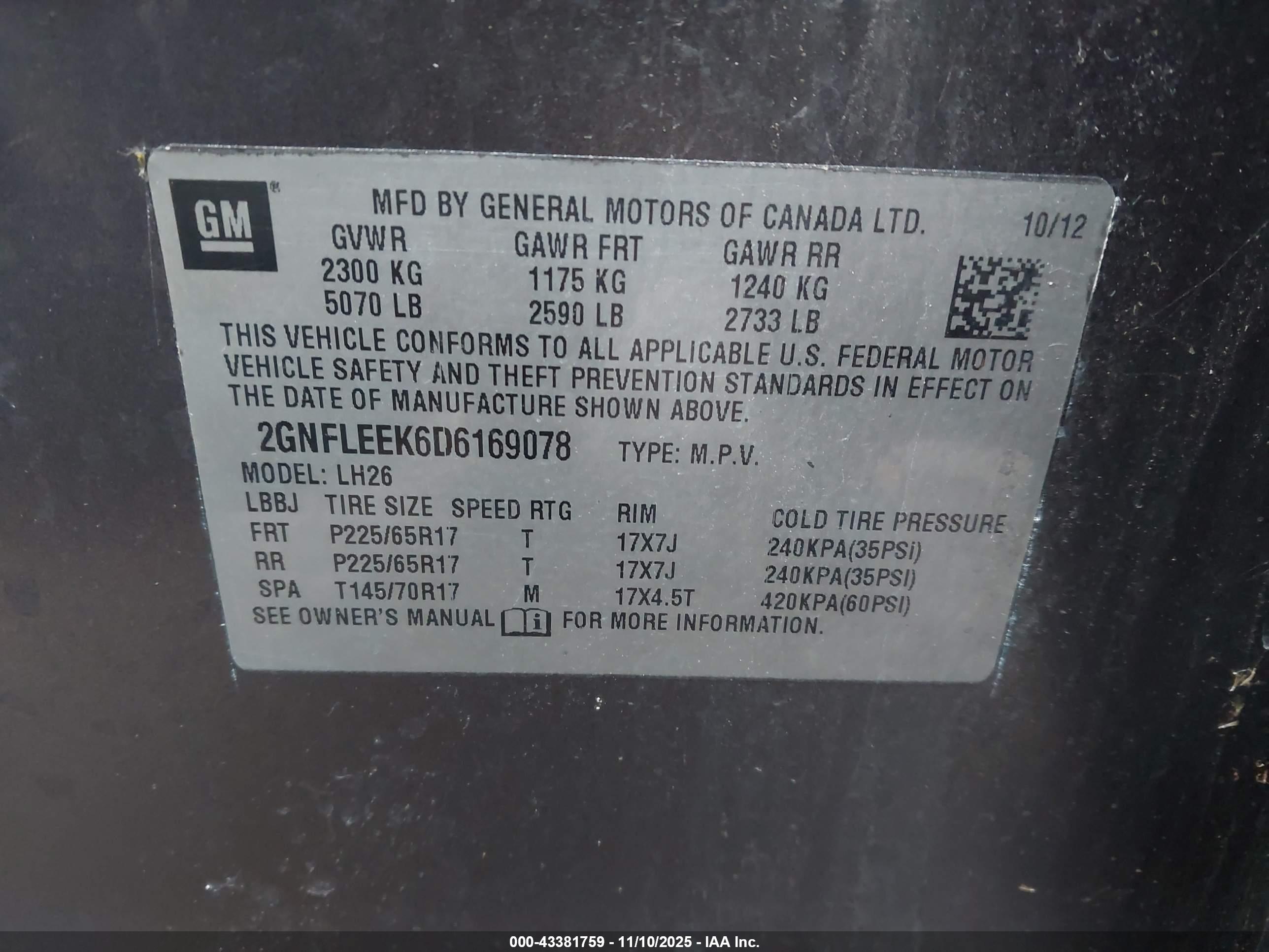 CHEVROLET EQUINOX image 9