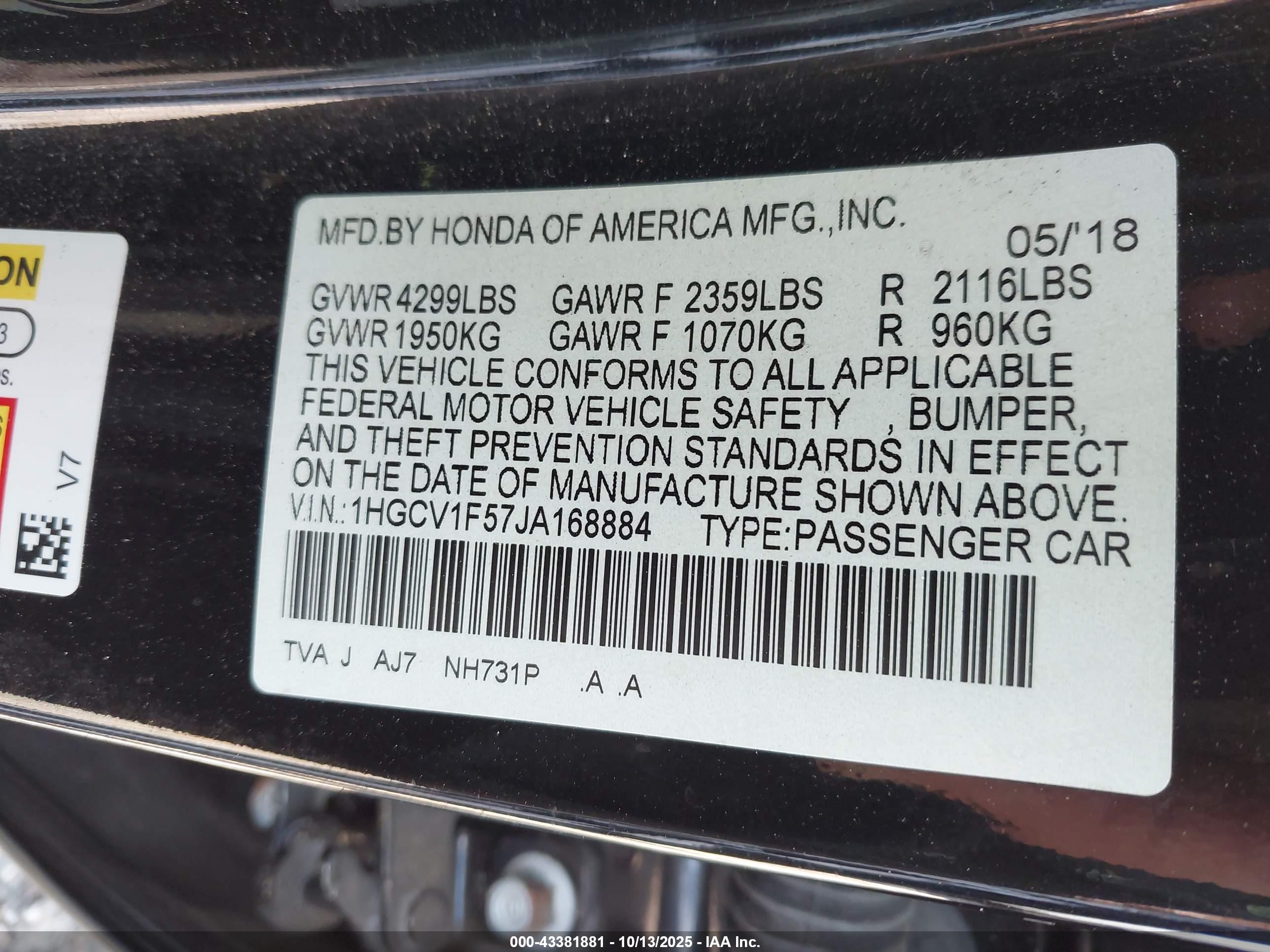 HONDA ACCORD image 9
