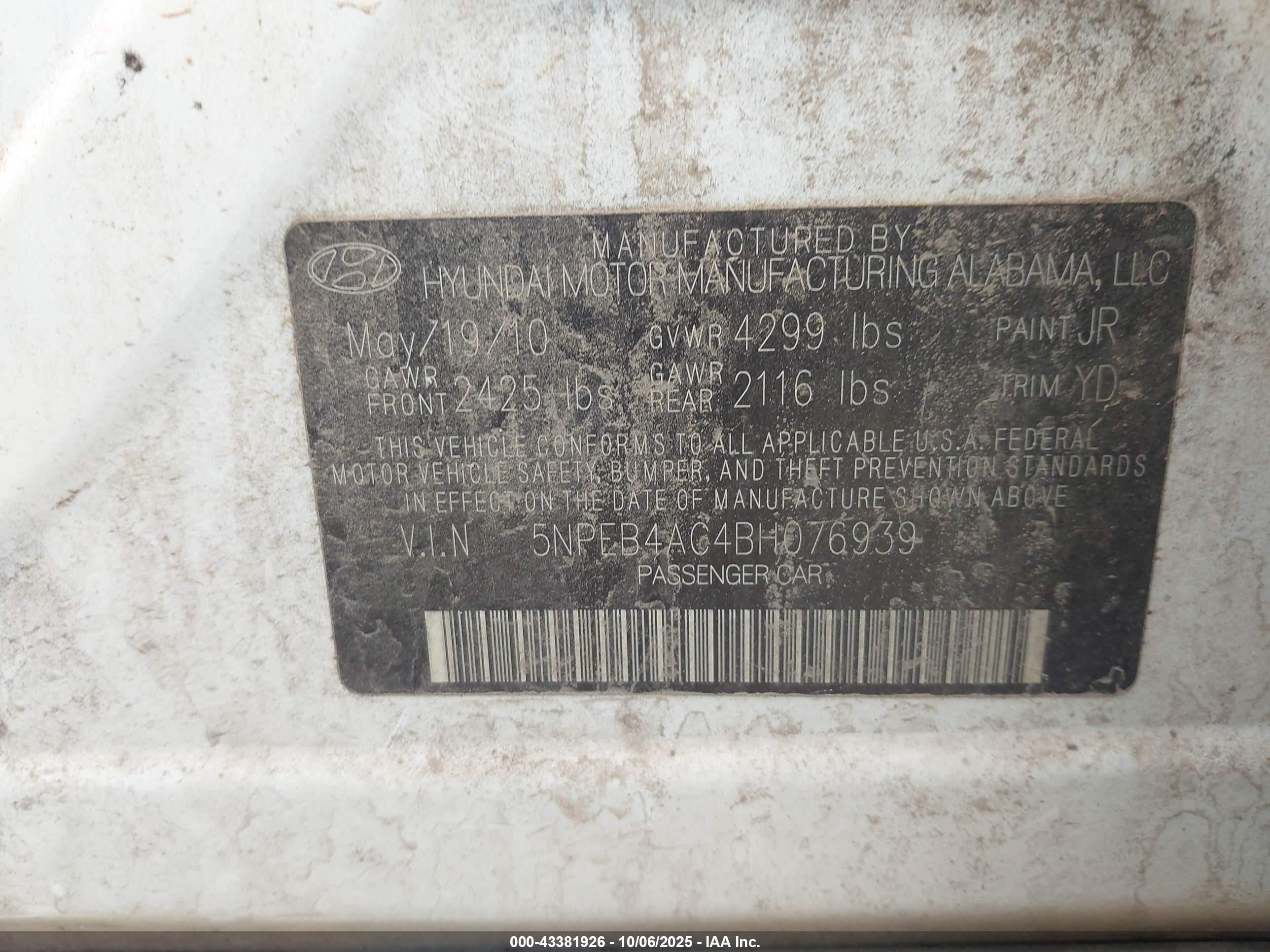 HYUNDAI SONATA image 9