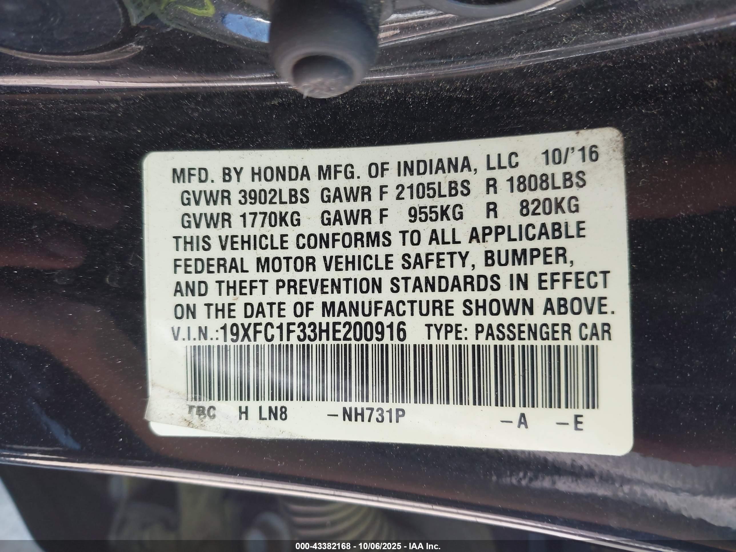 HONDA CIVIC image 9