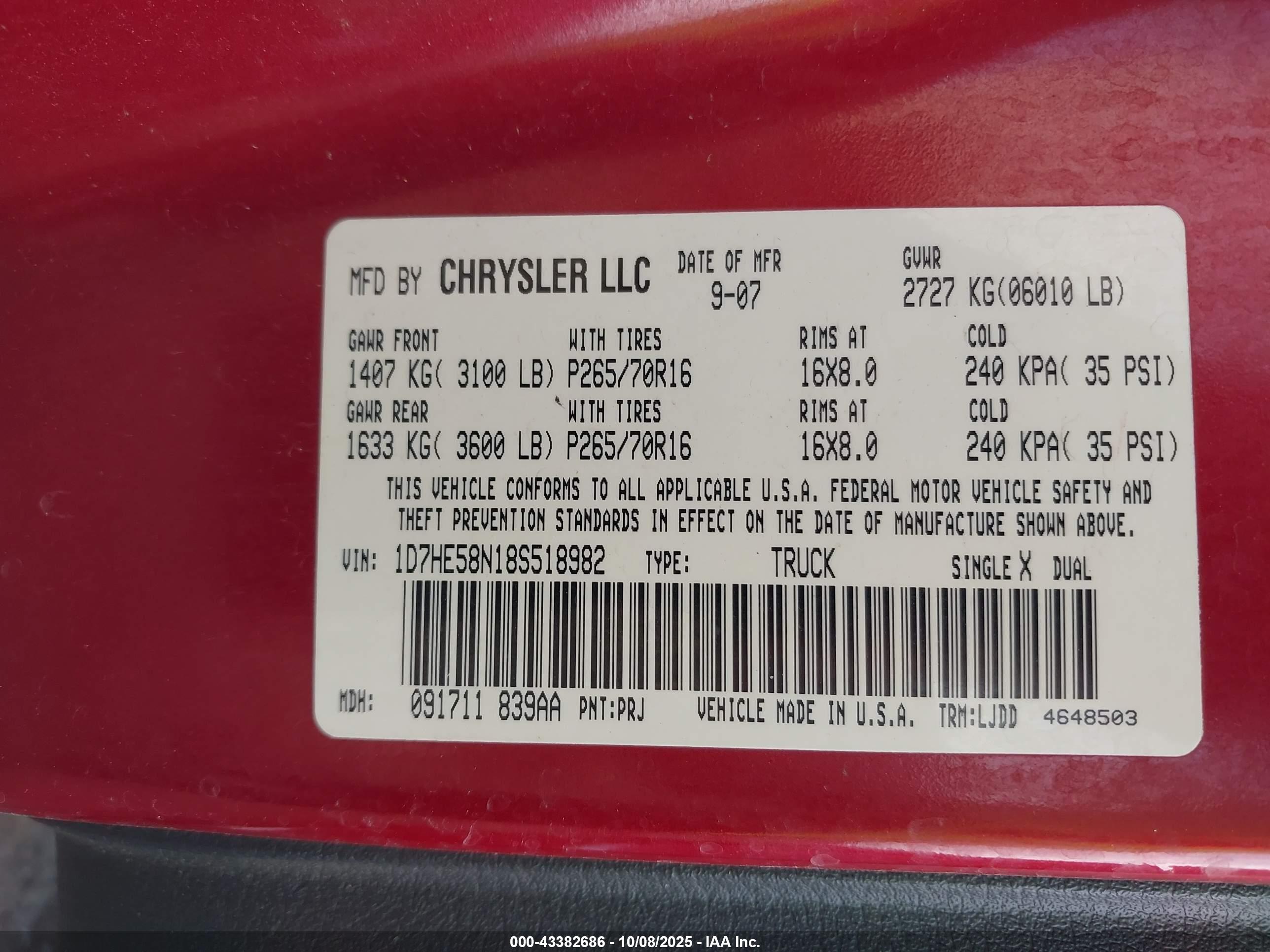 DODGE DAKOTA image 9