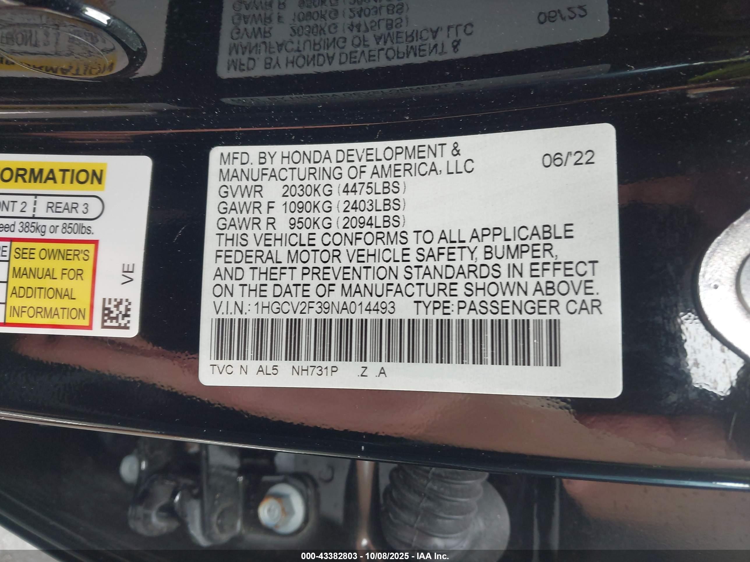 HONDA ACCORD image 9