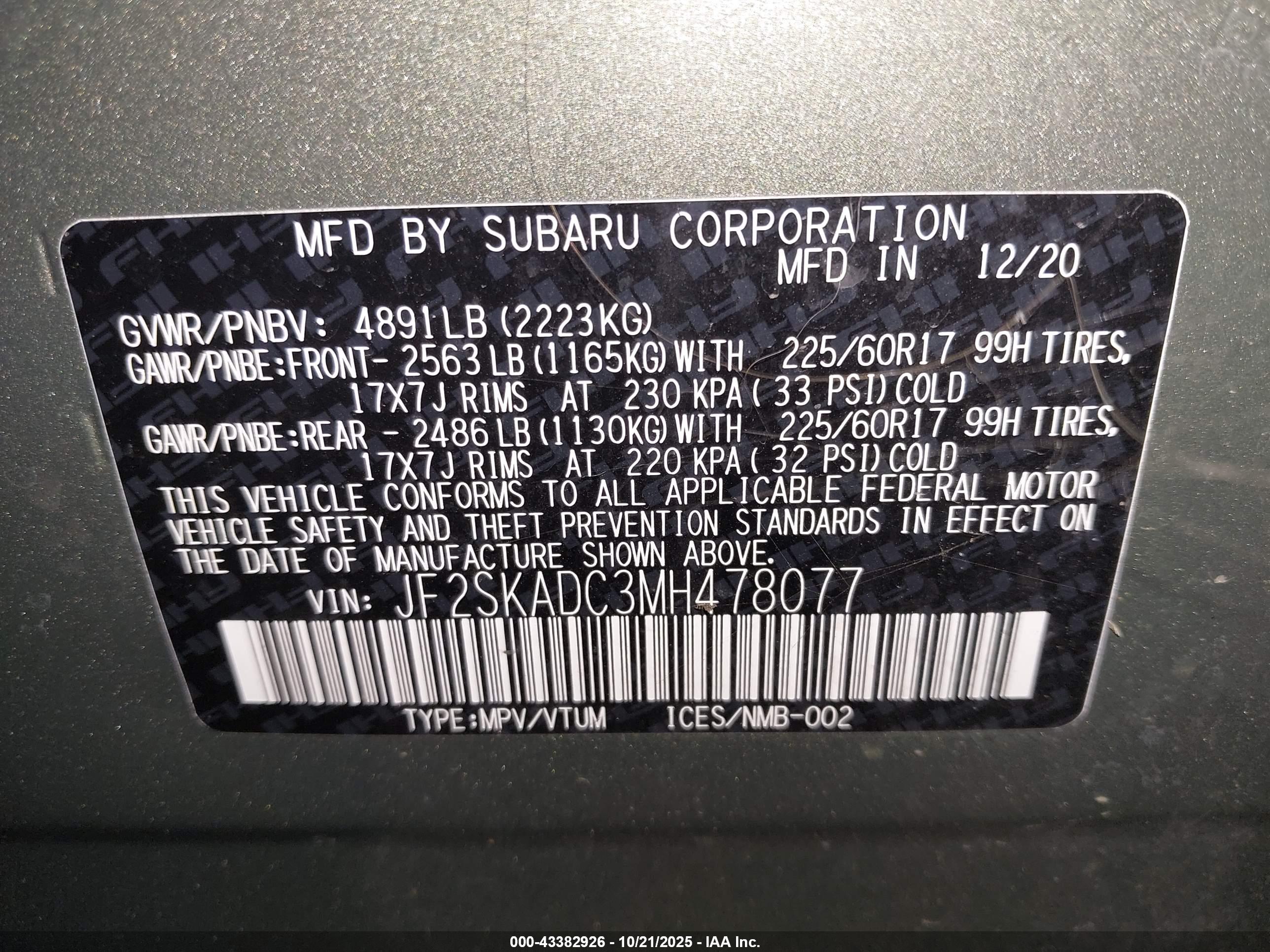SUBARU FORESTER image 9