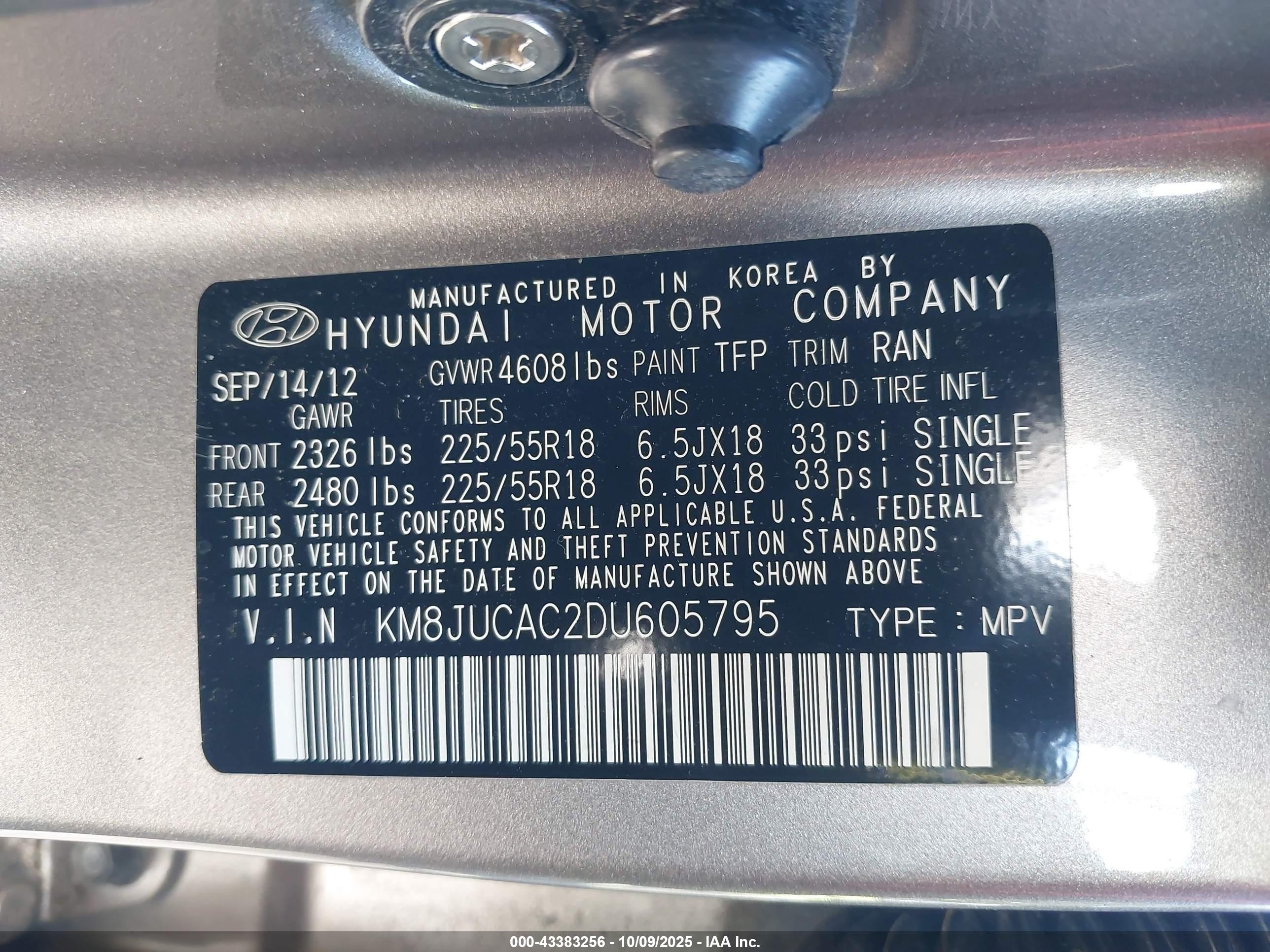 HYUNDAI TUCSON image 9