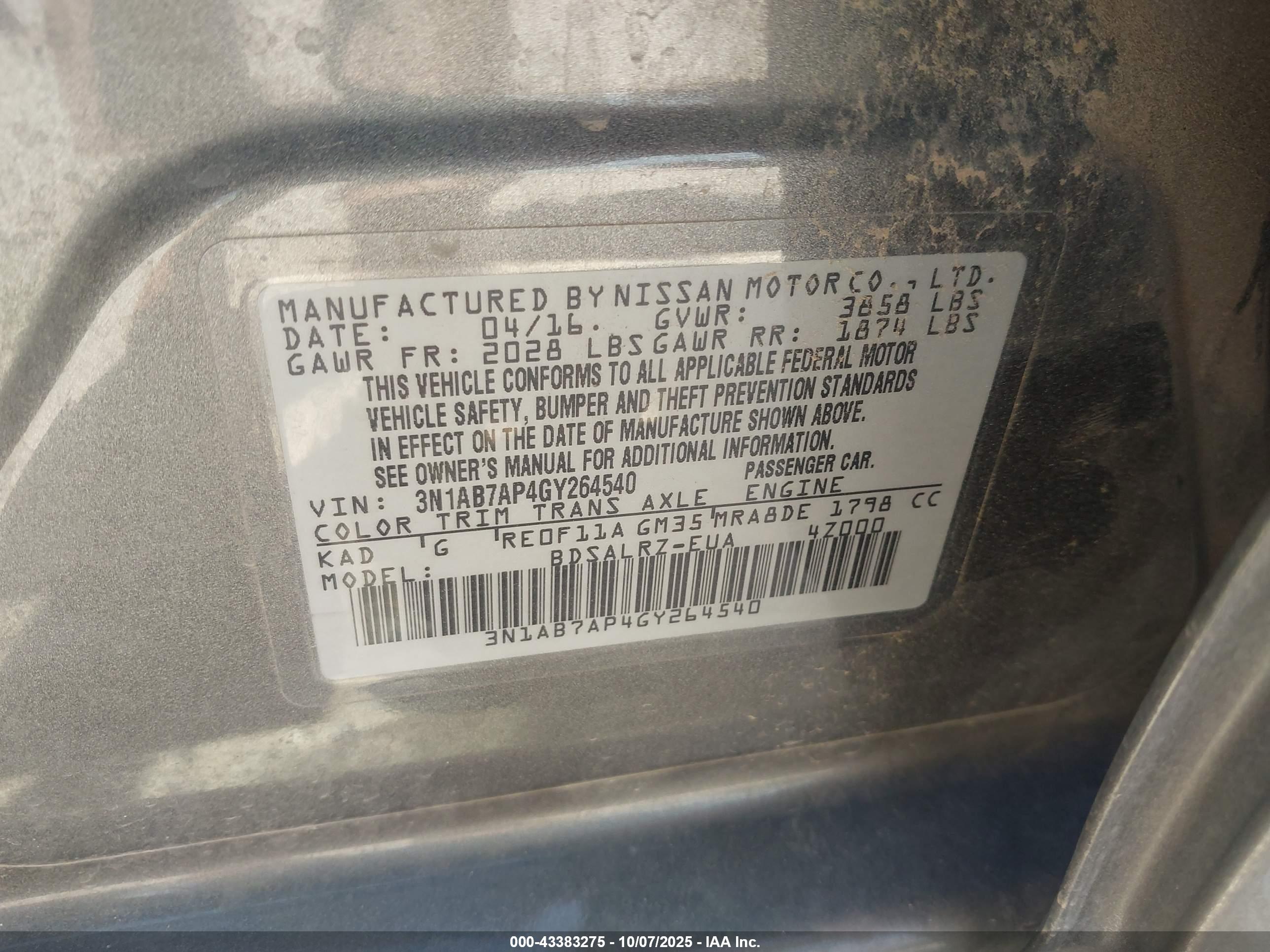 NISSAN SENTRA image 9