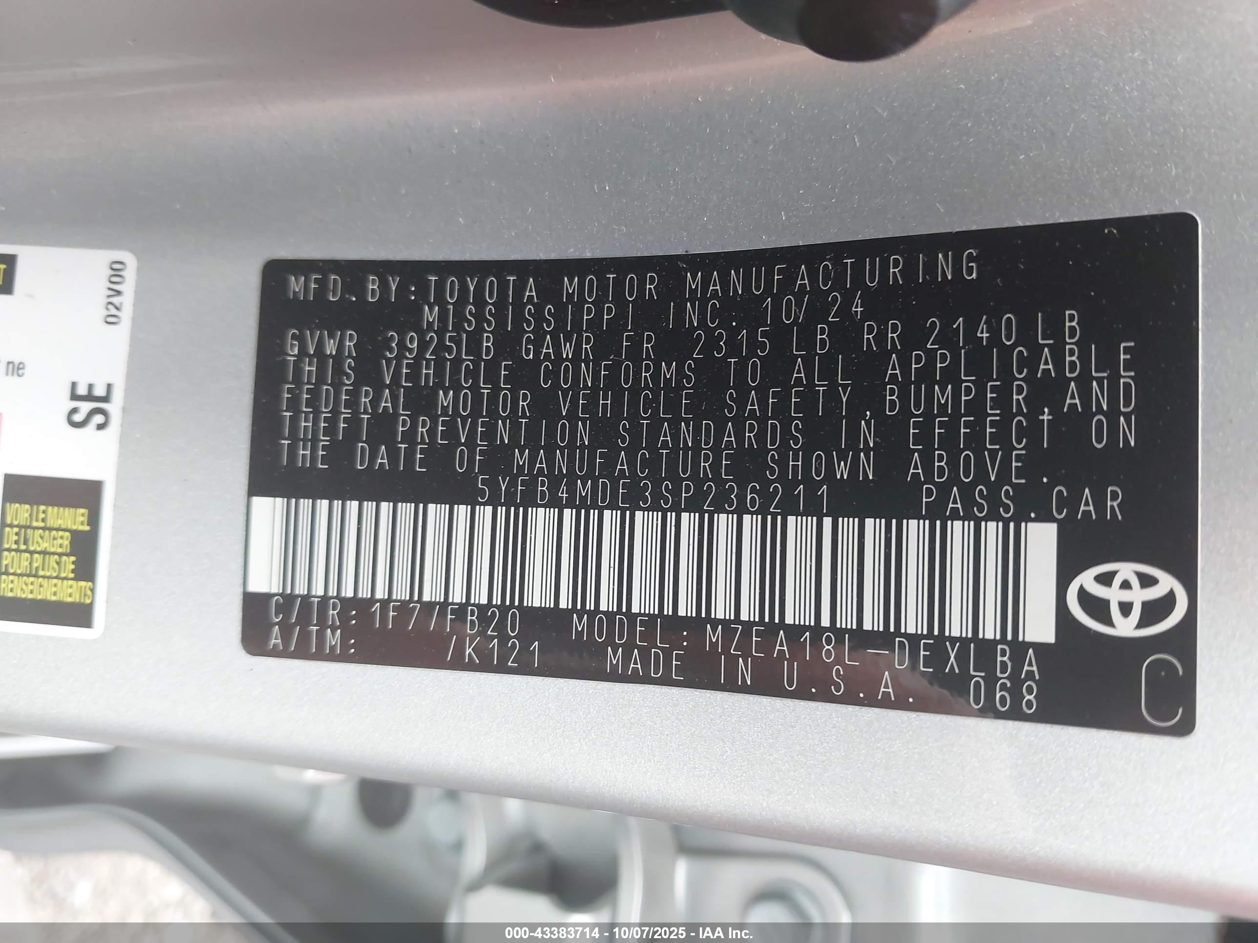 TOYOTA COROLLA image 9