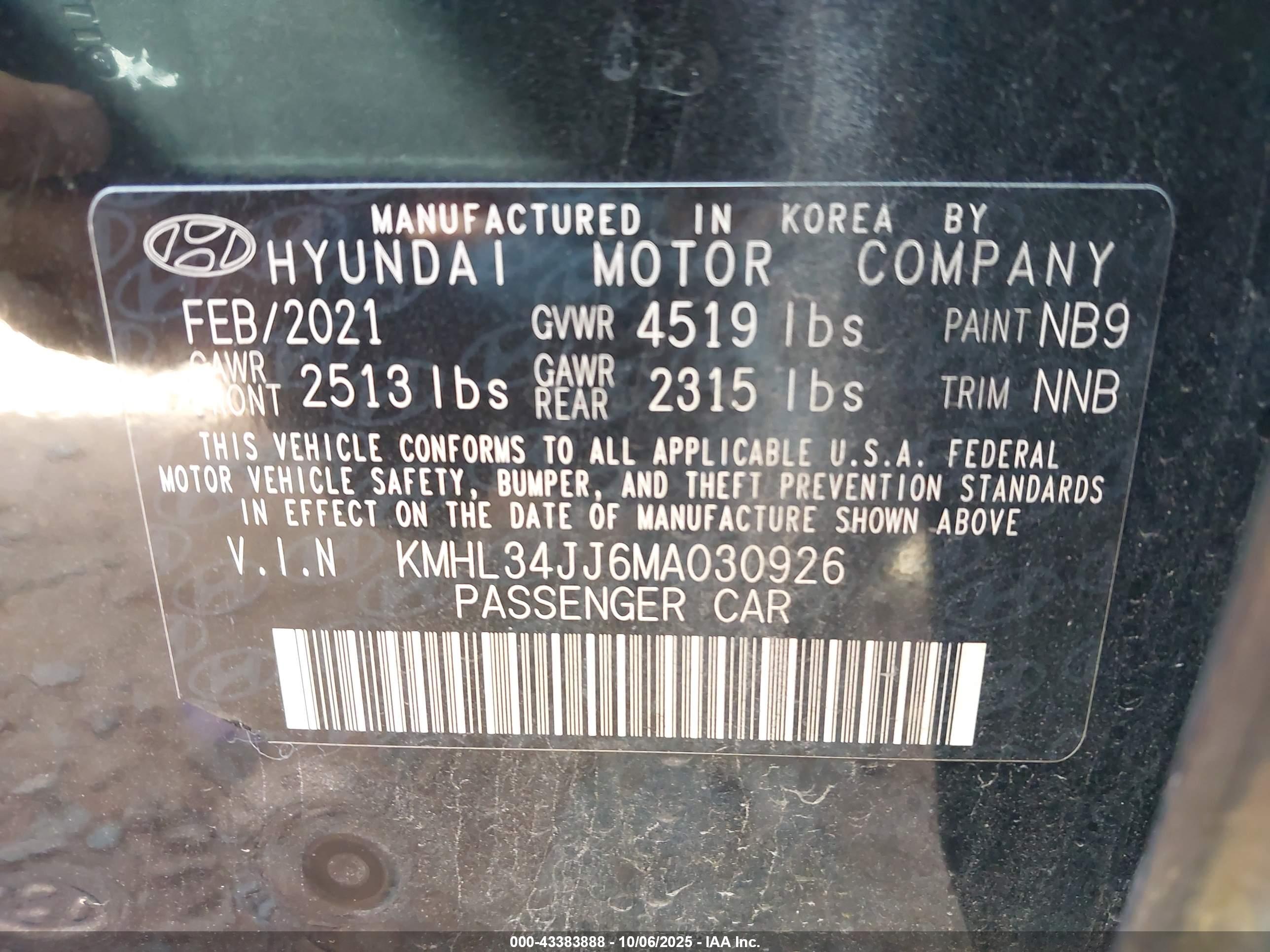 HYUNDAI SONATA image 9