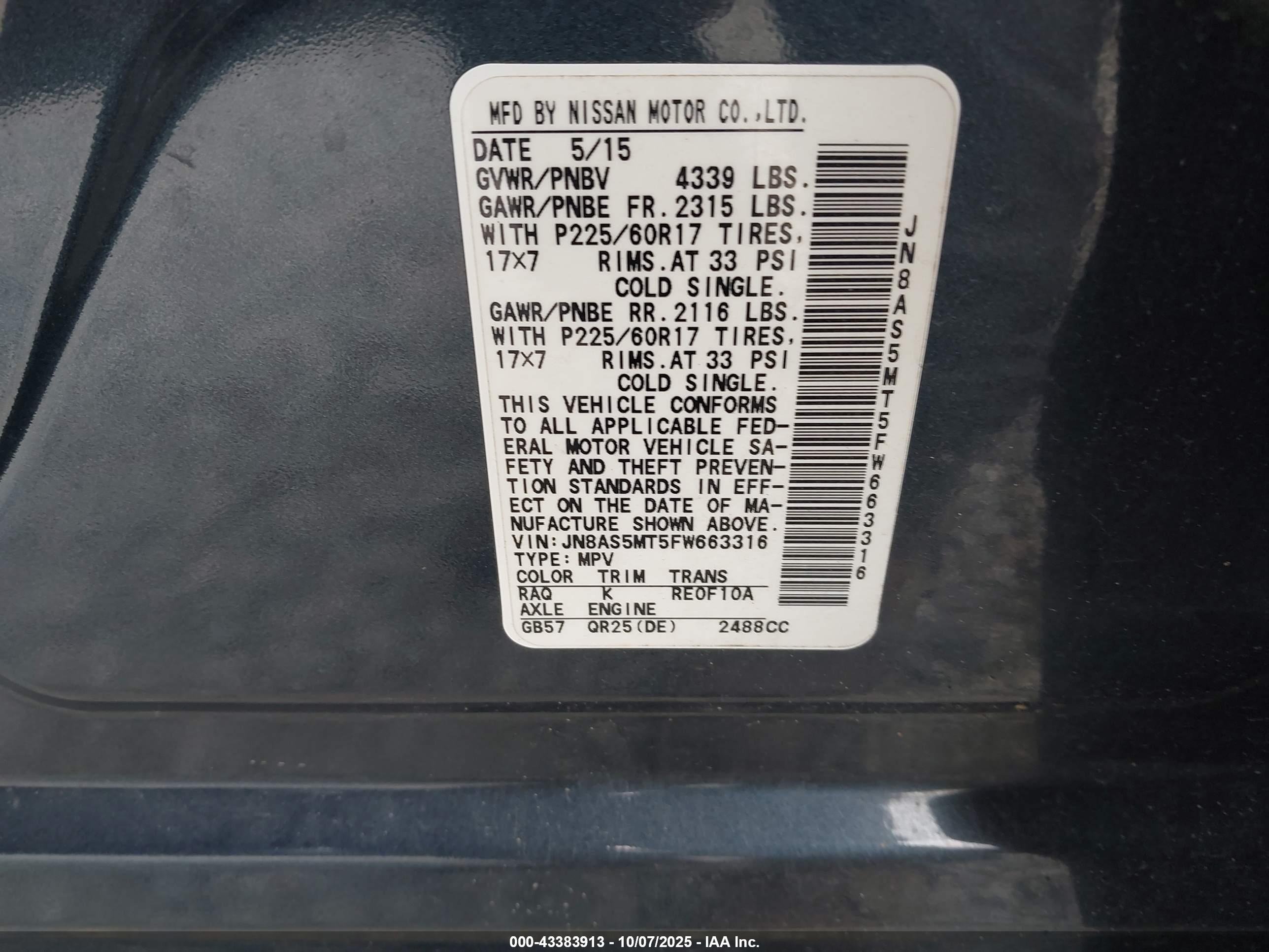 NISSAN ROGUE image 9