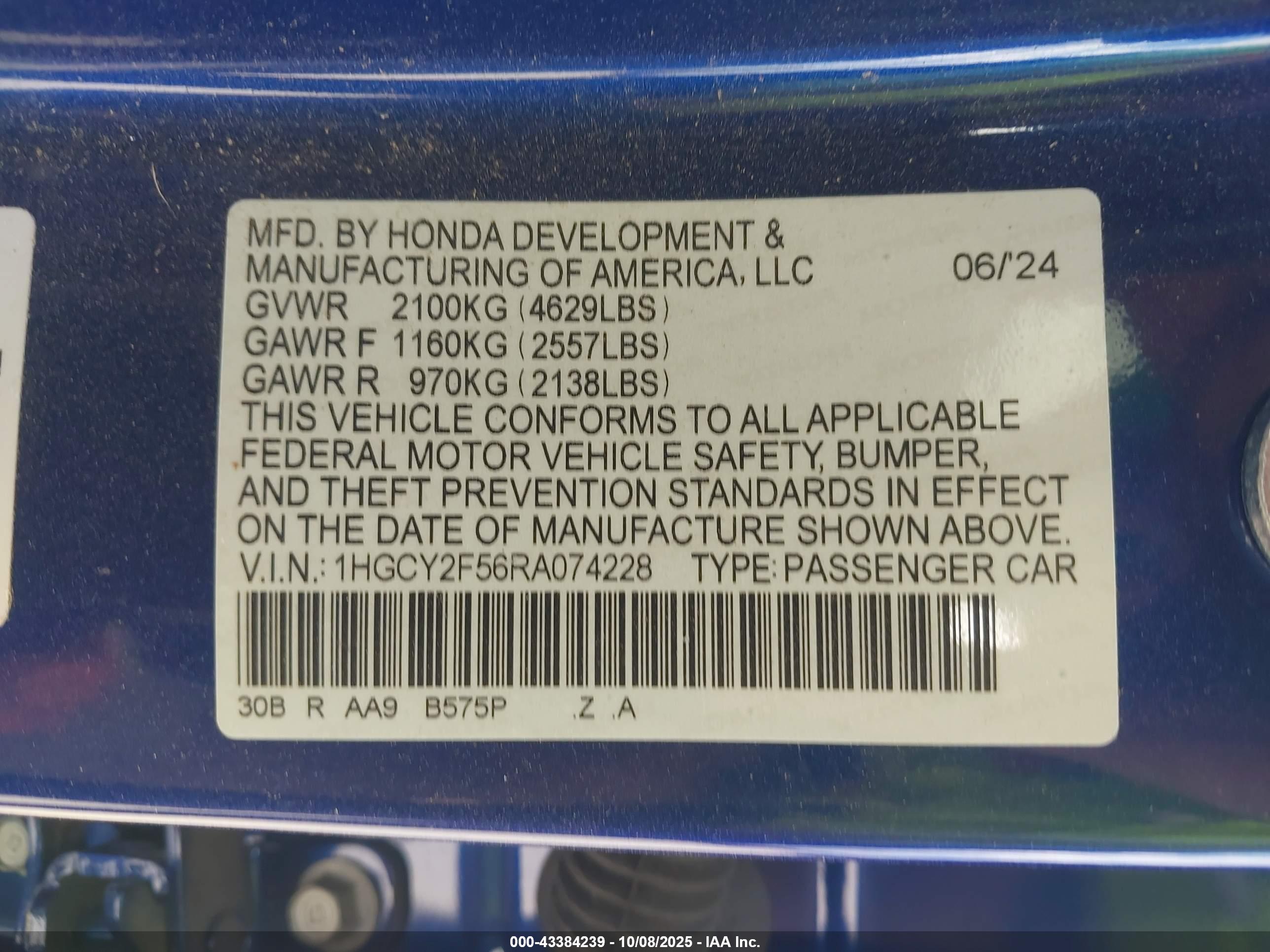 HONDA ACCORD image 9