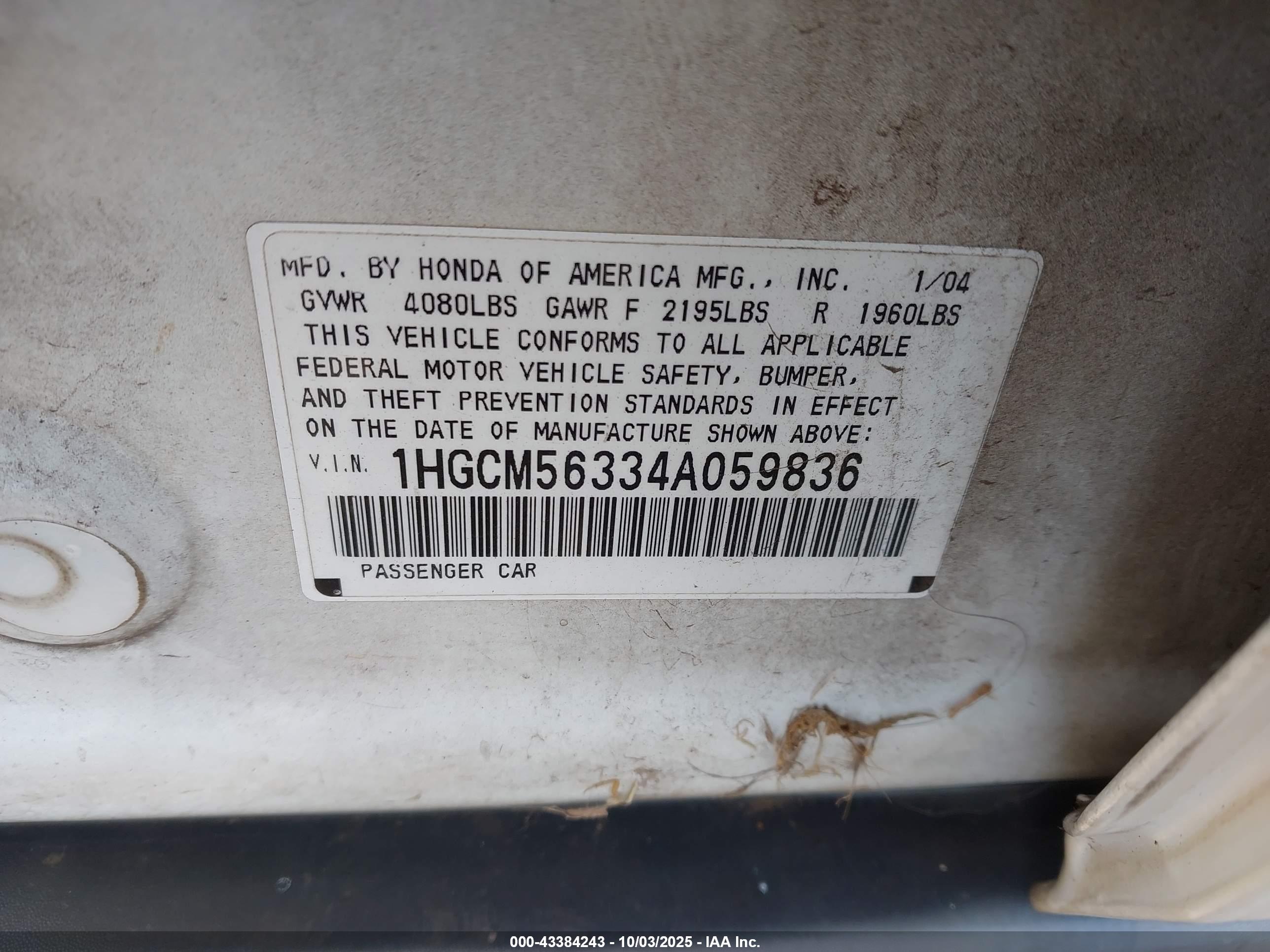 HONDA ACCORD image 9