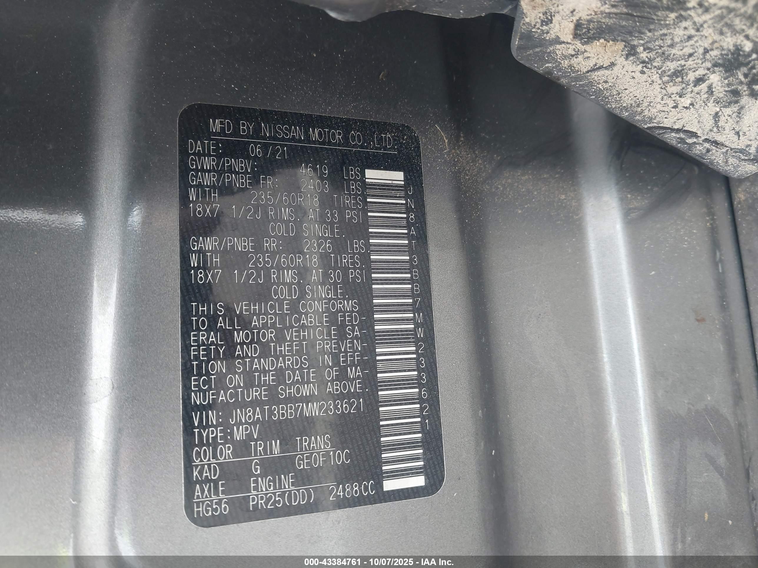 NISSAN ROGUE image 9
