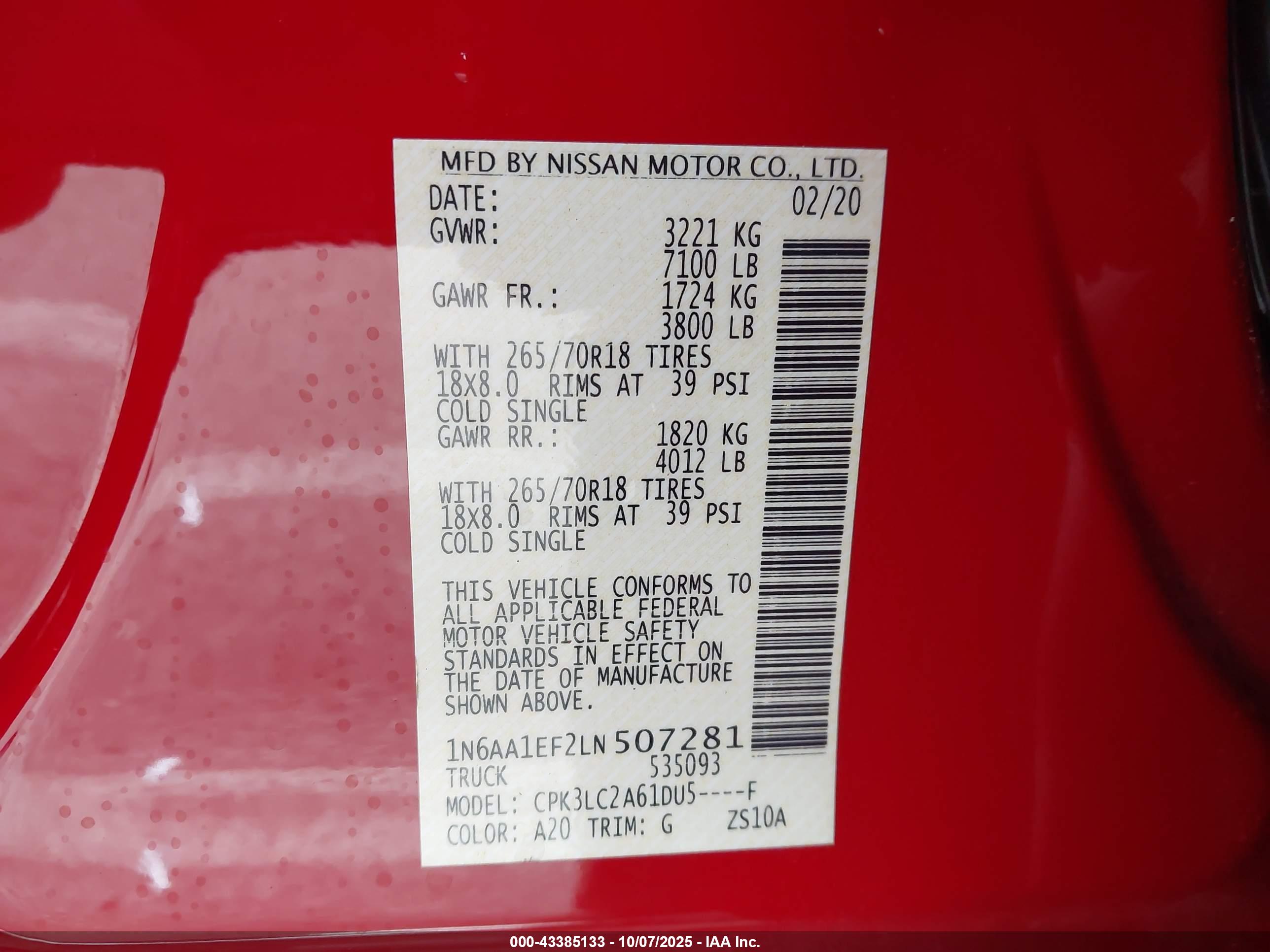 NISSAN TITAN image 9