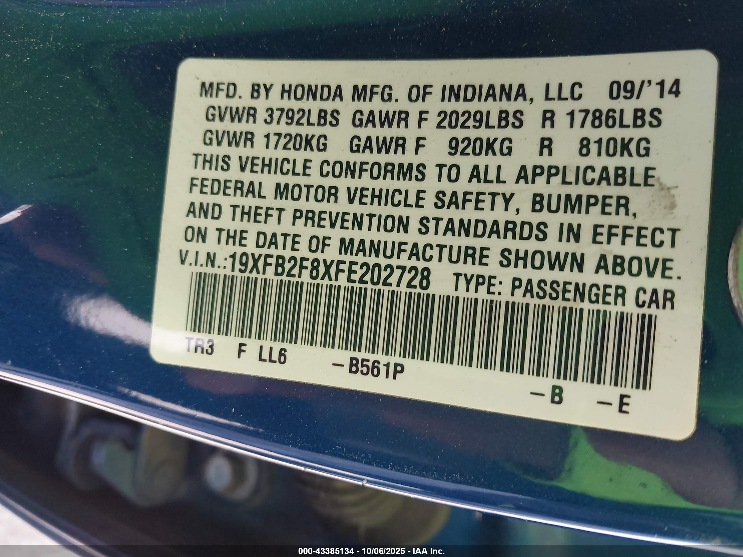 HONDA CIVIC image 9