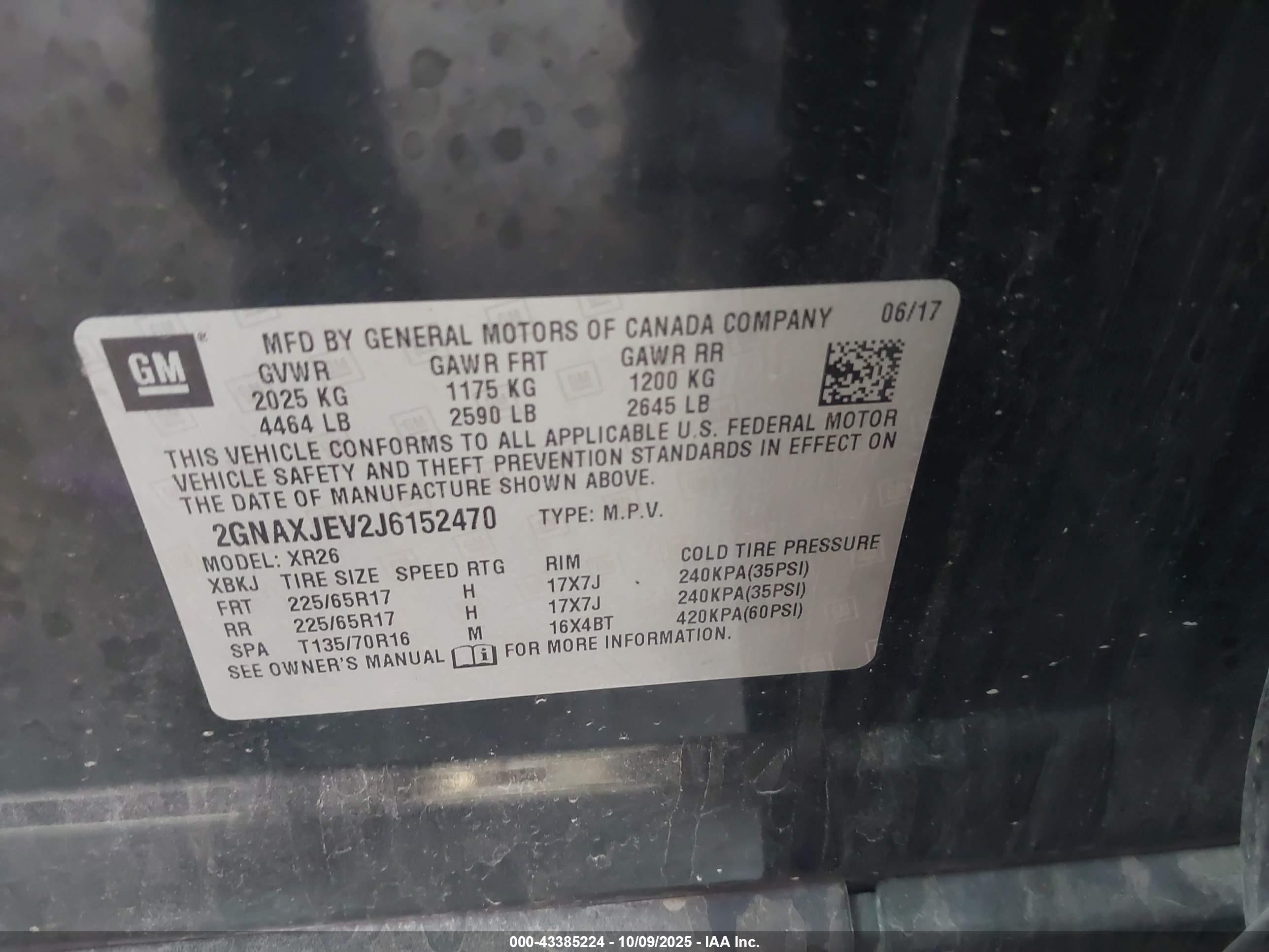 CHEVROLET EQUINOX image 9
