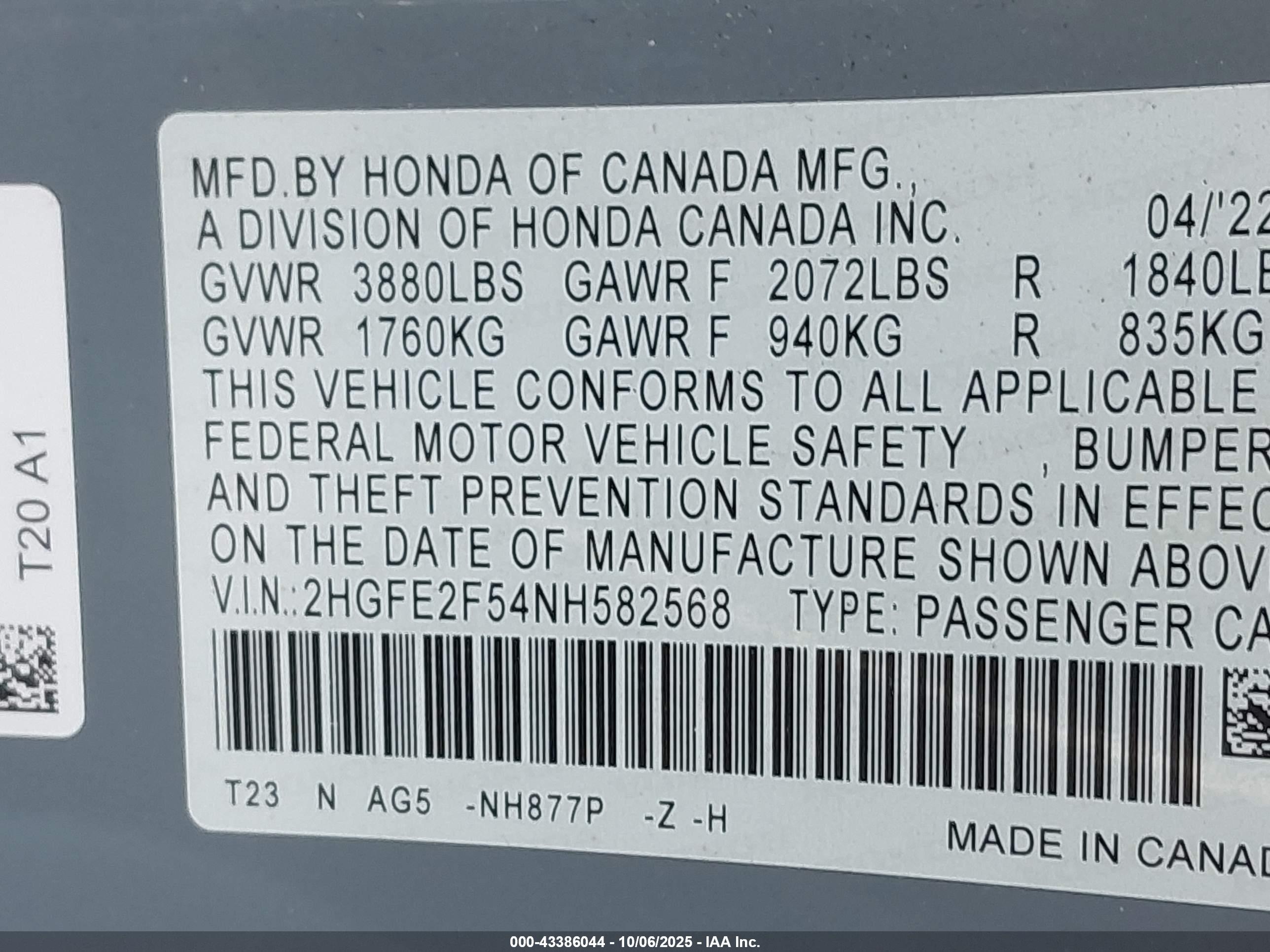 HONDA CIVIC image 9