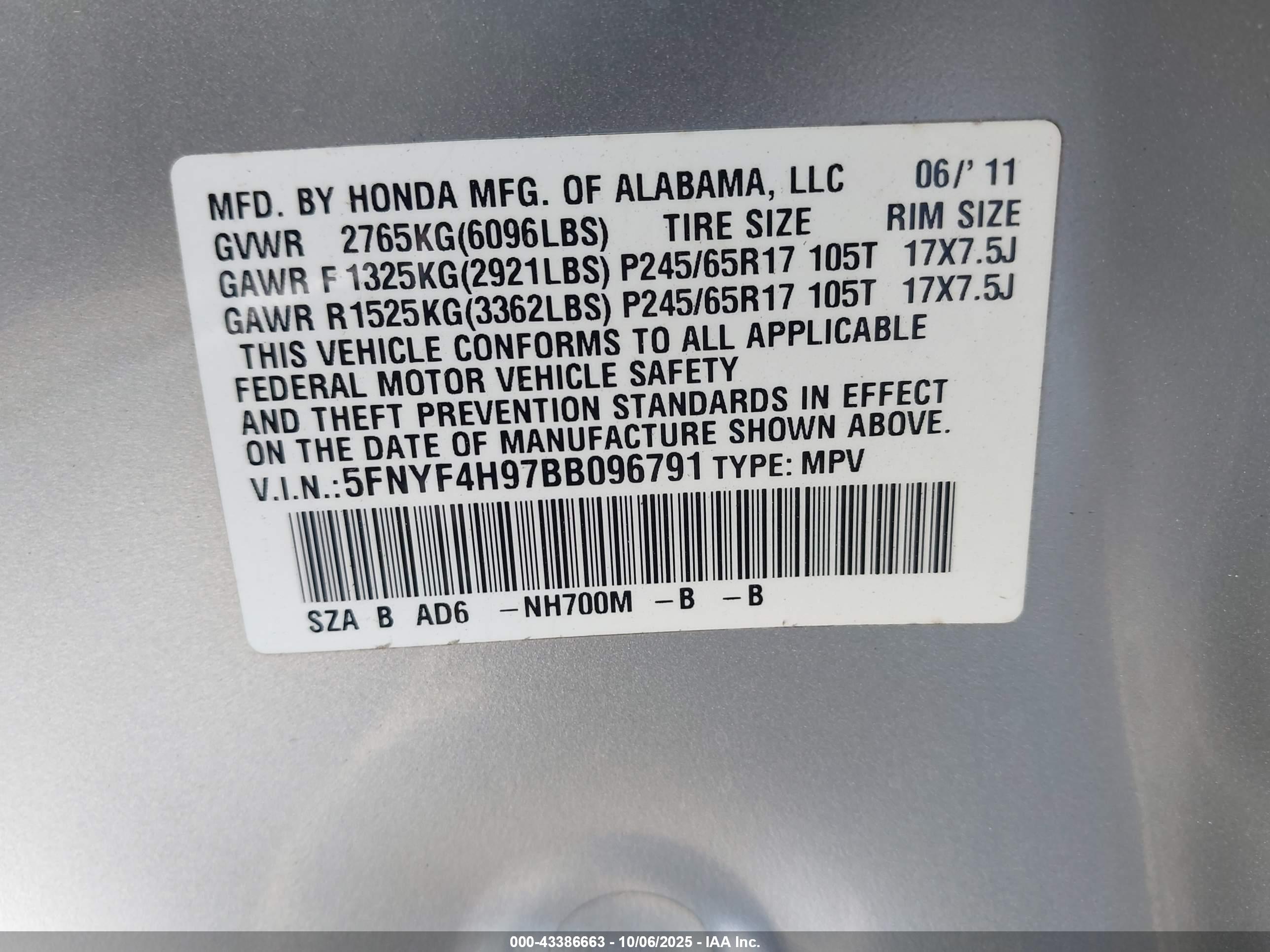 HONDA PILOT image 9